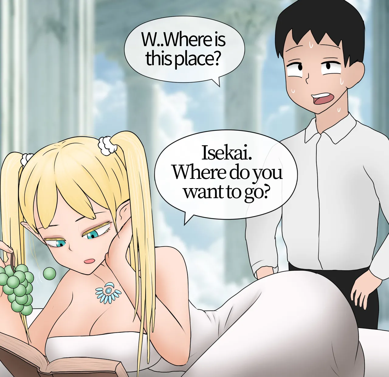 Low level tentacle girl is too good at... 1-7 page 3 full