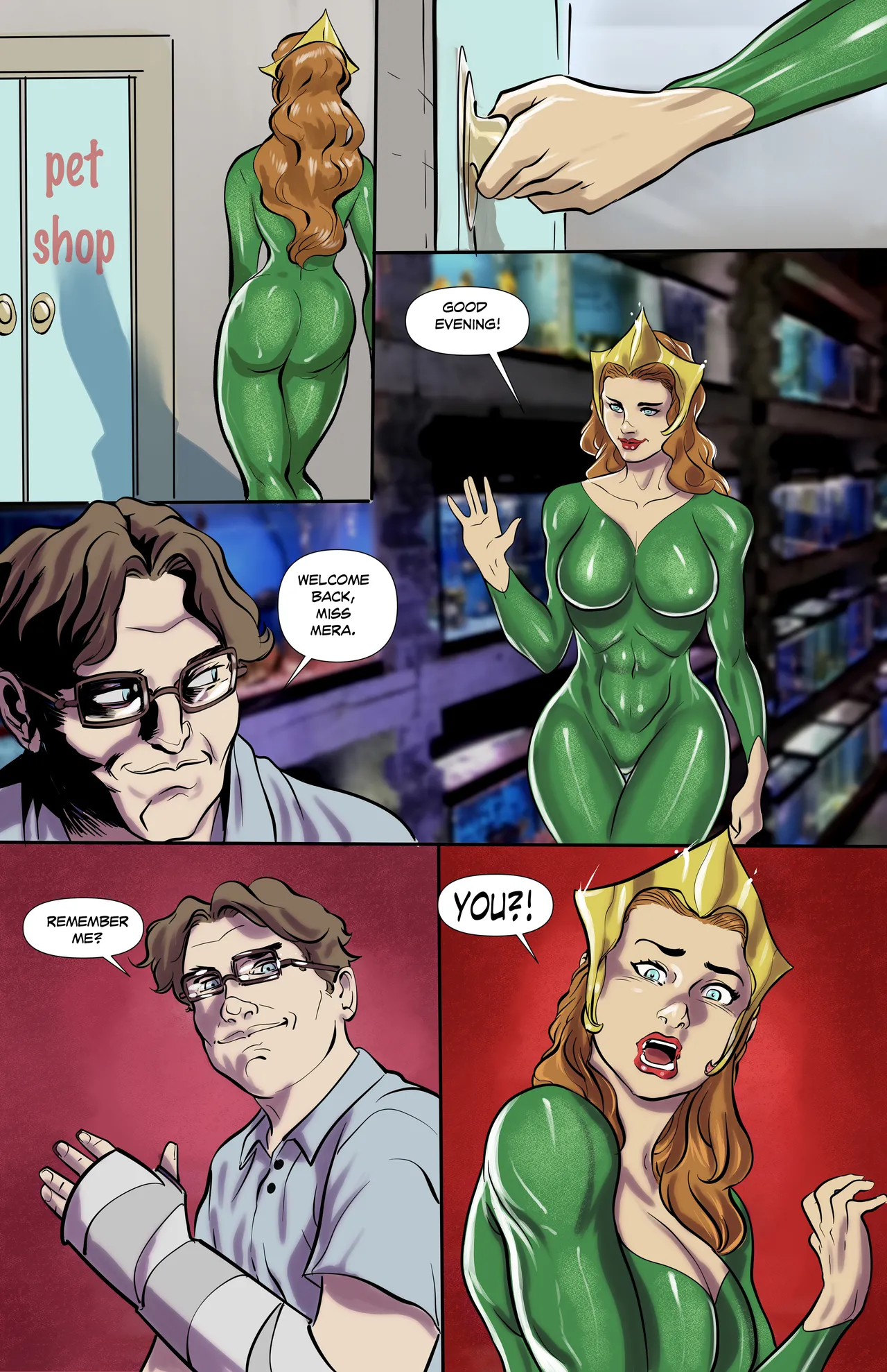 Mera Gets Blackmailed page 1 full