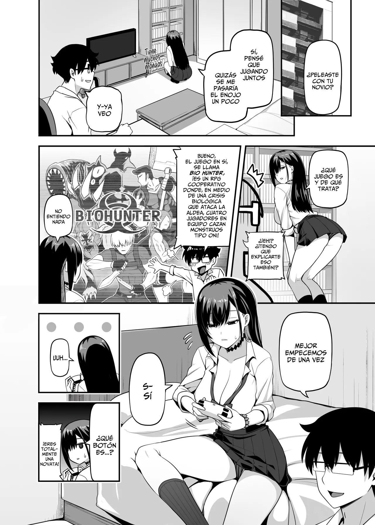 Class no Gal ga Uchi ni Kite, Issho ni Hunting Action Yattemita Ken | La Historia Sobre Cuando Una Gyaru de mi Clase Vino a mi Casa y Terminamos Jugando Juntos un RPG de Cacería page 5 full