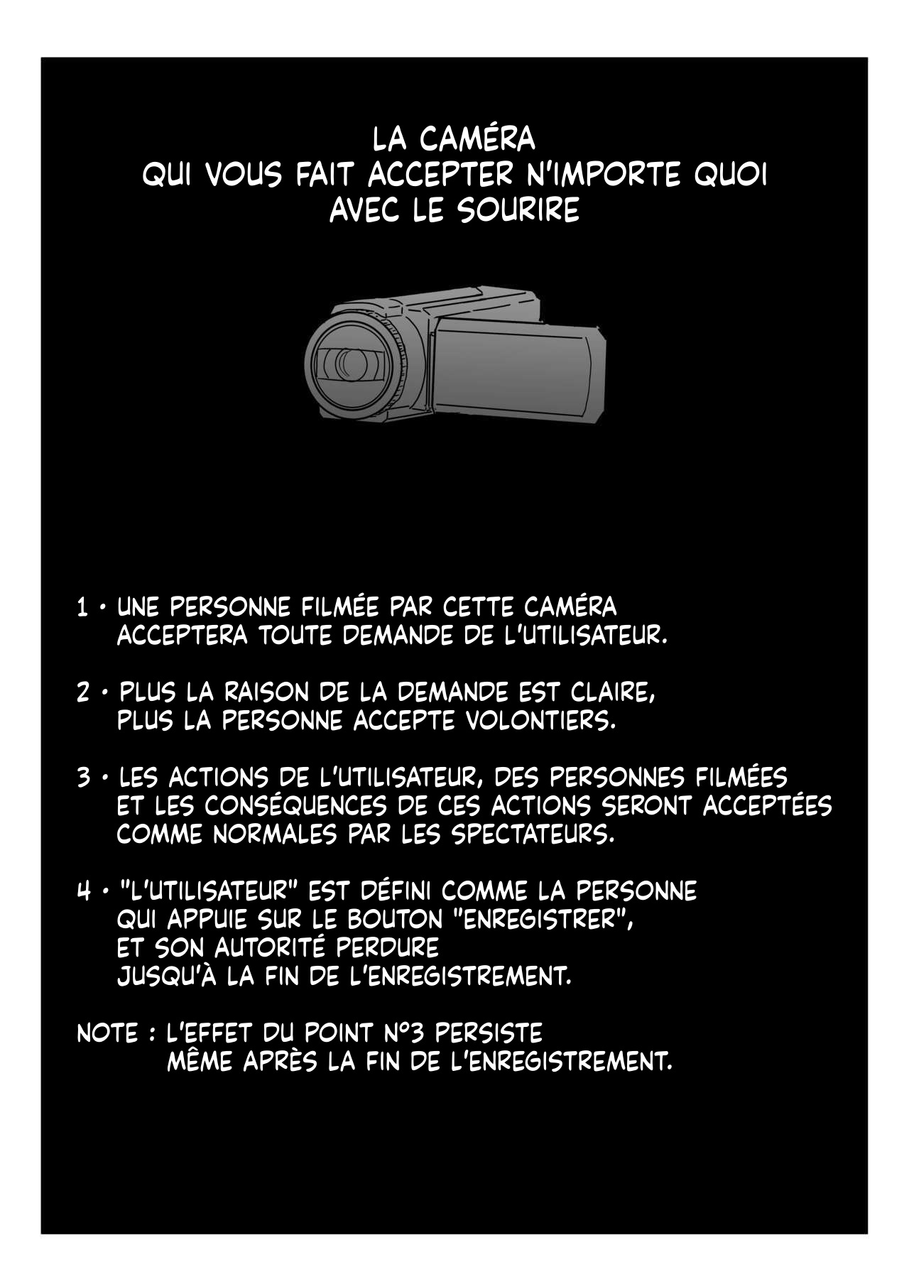 Utsuru to Norinori de Nandemo Ukeirechau Video Camera | La Caméra qui vous fait accepter n'importe quoi avec le sourire page 5 full