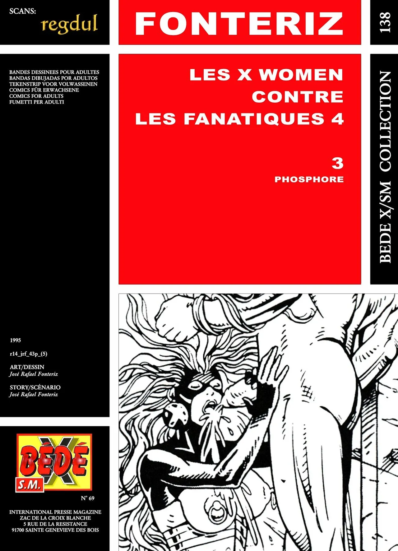José Rafael Fonteriz - X women contre les Fanatiques 4 #3 : Phosphore page 1 full