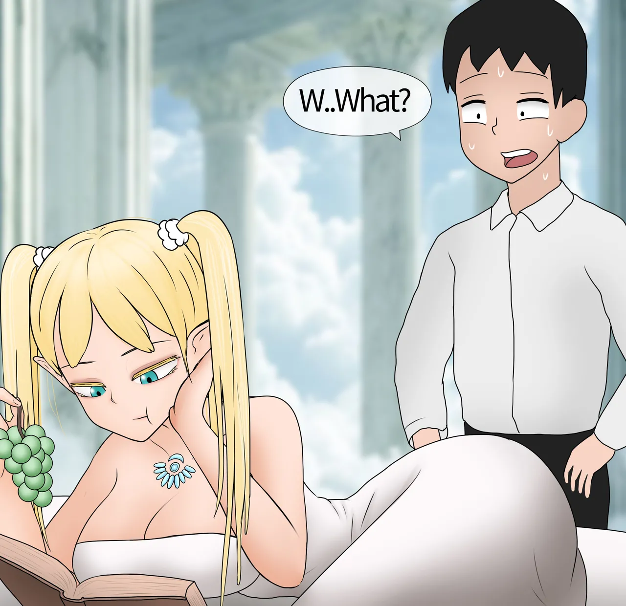 Low level tentacle girl is too good at... 1-5 page 4 full