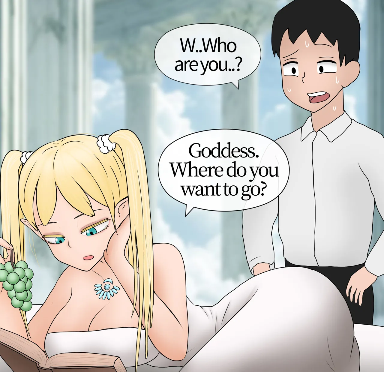 Low level tentacle girl is too good at... 1-5 page 6 full
