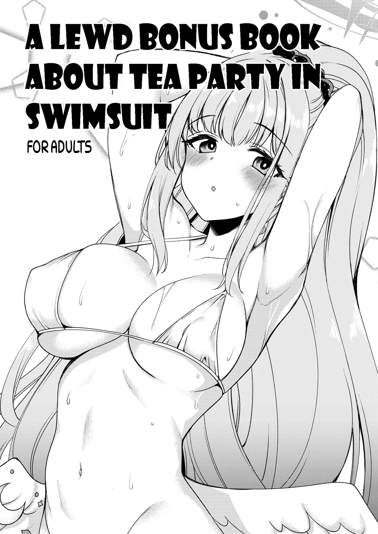 Tea Party  ni Sukebe Suru Omake Hon | A Lewd Bonus Book about Tea Party in Swimsuit page 1 full