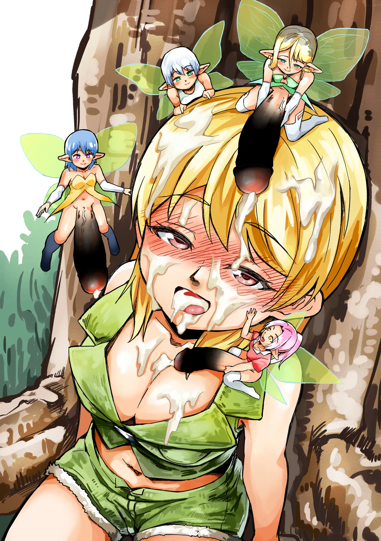 The Girl in the Futanari Fairy Forest page 1 full