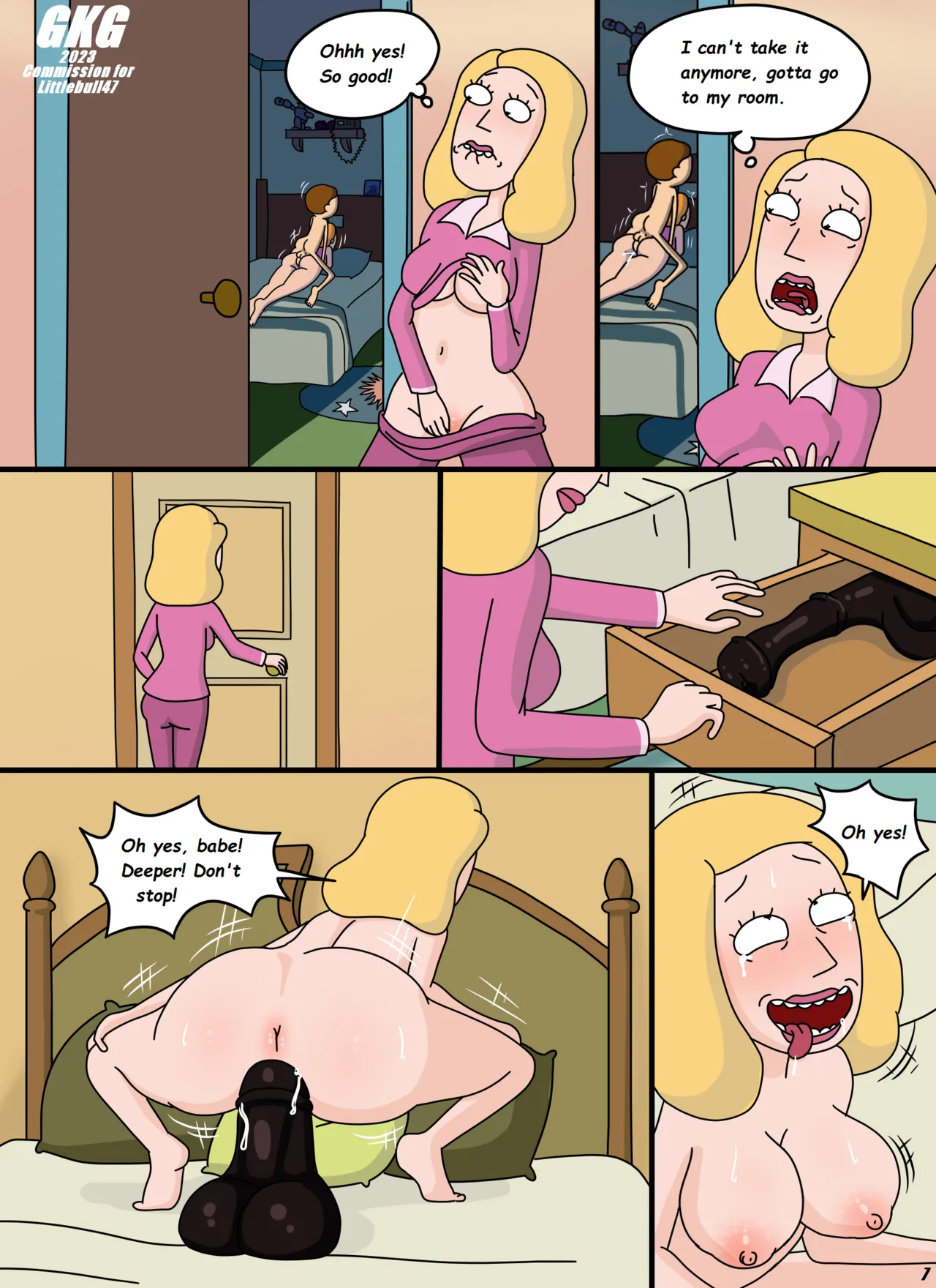 Rick & Morty: Close Encounters of the Butt Kind 1-2 page 8 full