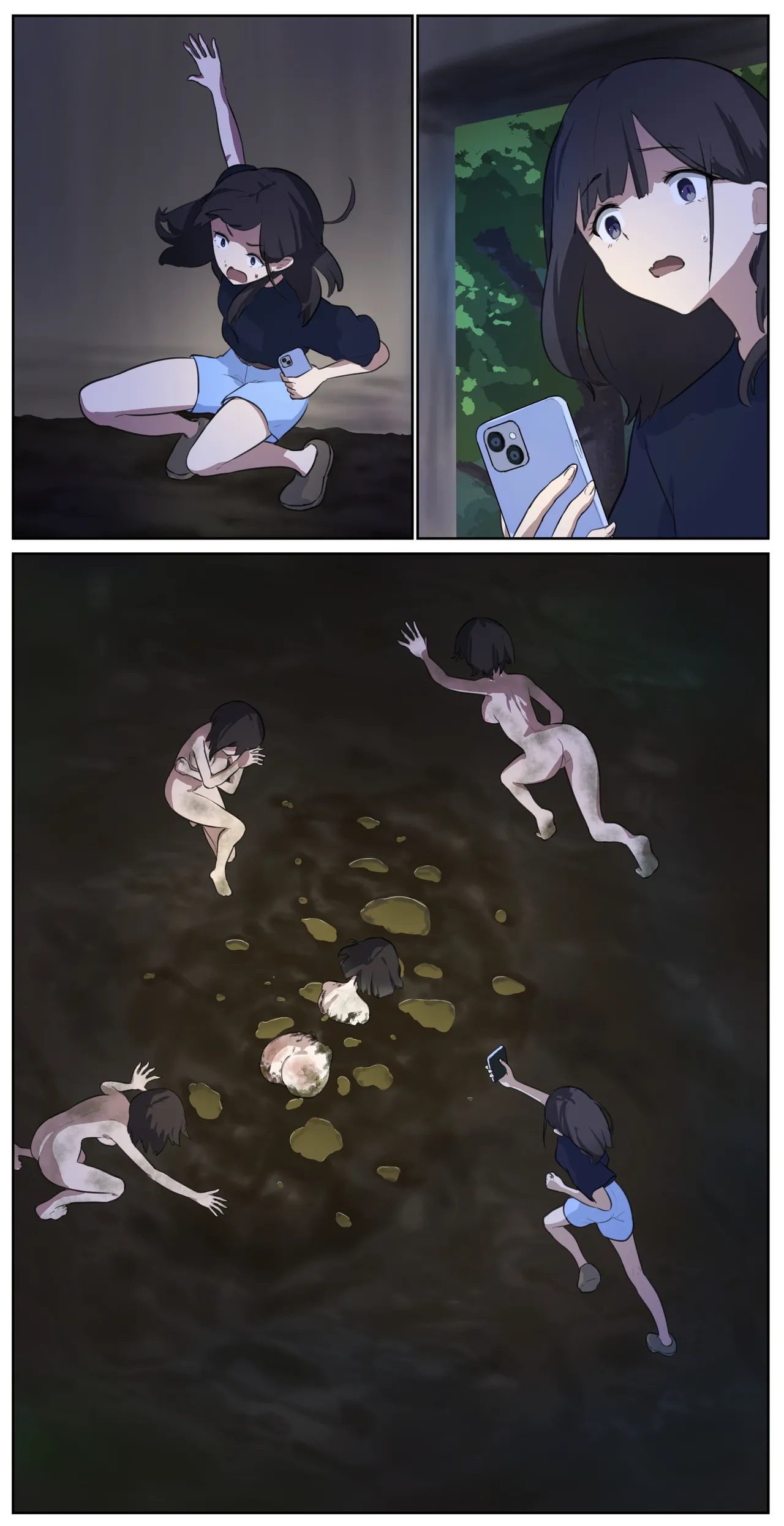 A girl left in a human barn by her friend《Part 2》 page 1 full