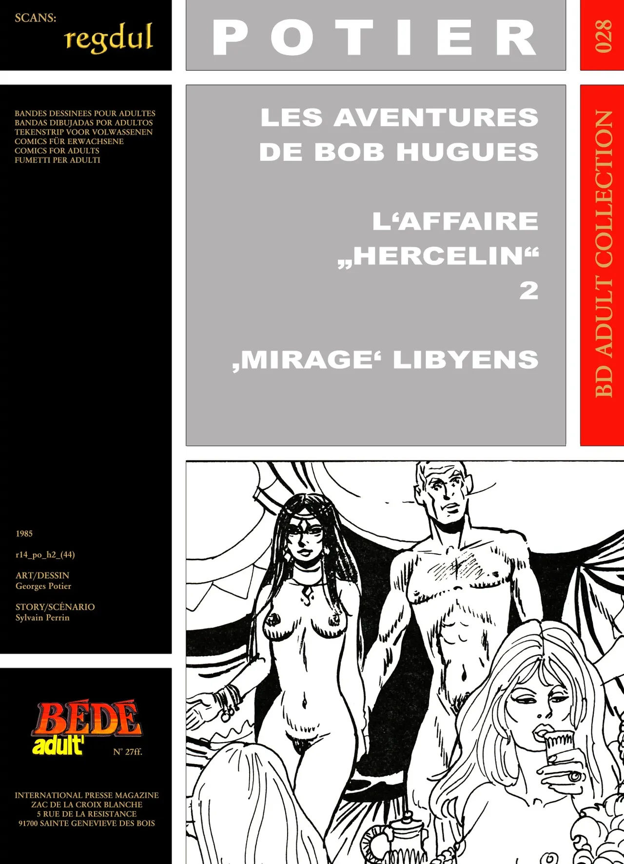 Georges Potier & Sylvain Perrin - Les aventures de Bob Hugues : L'affaire "Hercelin" #2 : 'Mirage' Libyens page 1 full