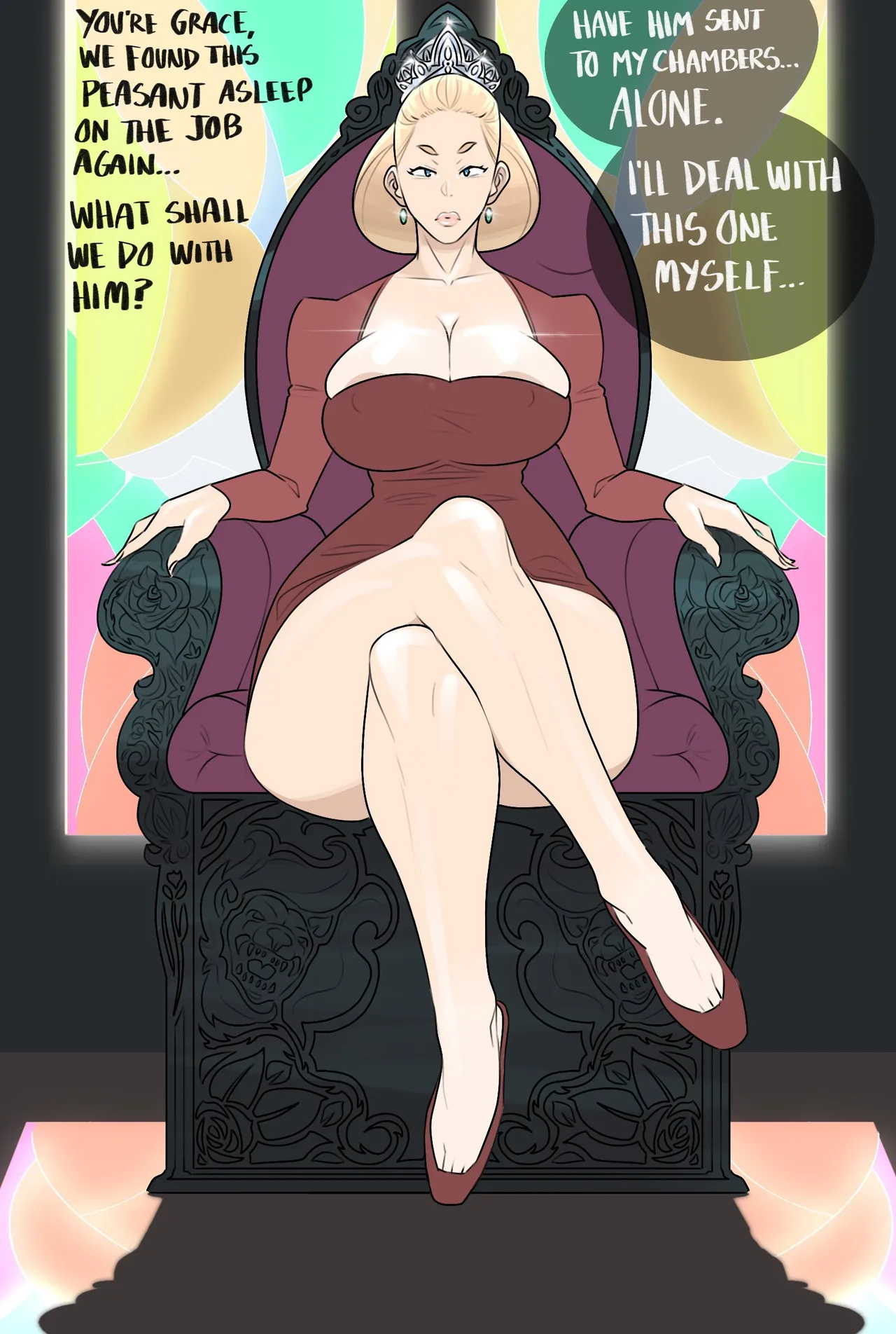 MILF QUEEN 👑 page 1 full