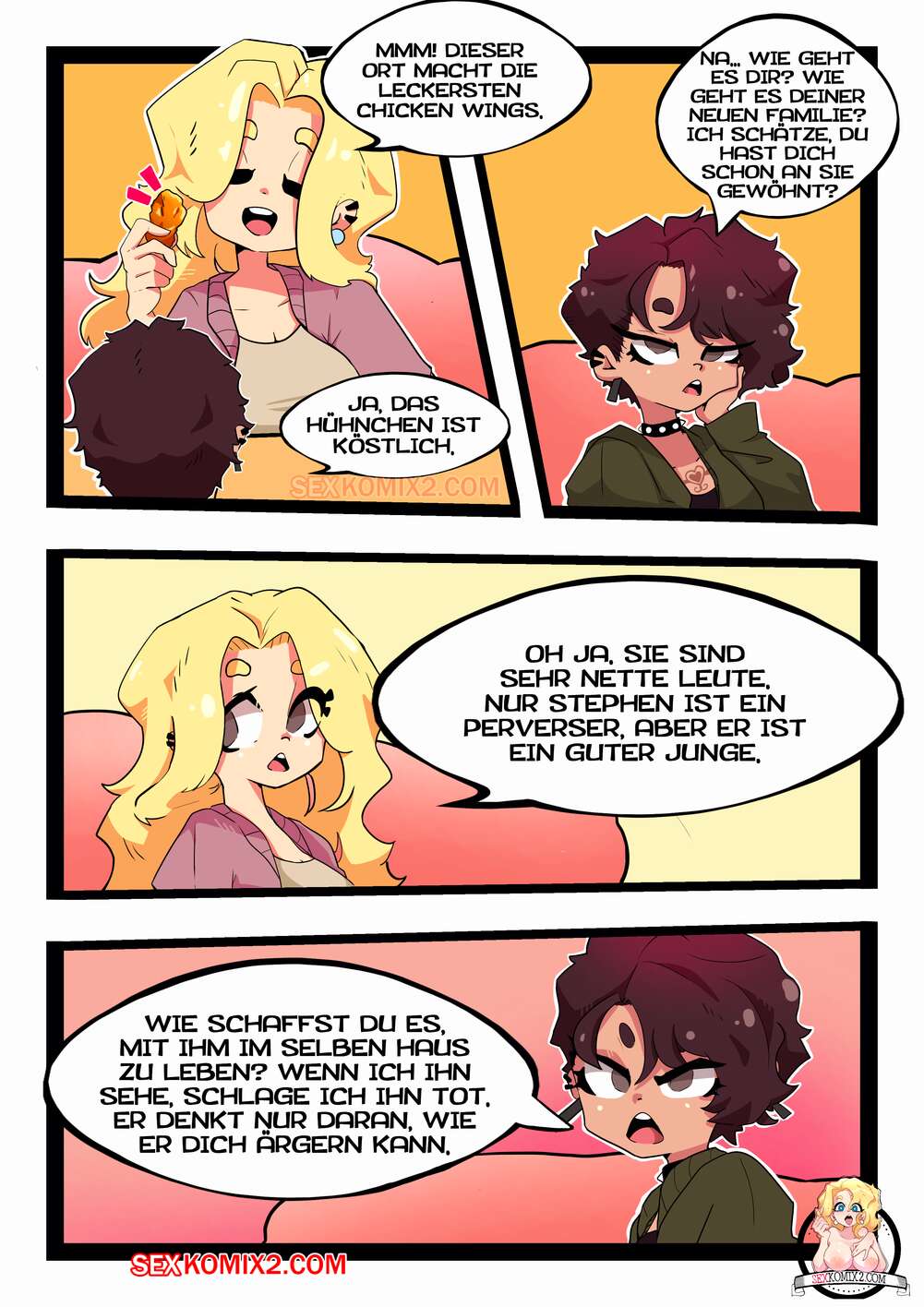 Verbotene Wünsche. Mara und Selena. CrockComix für sexkomix2.com. page 7 full