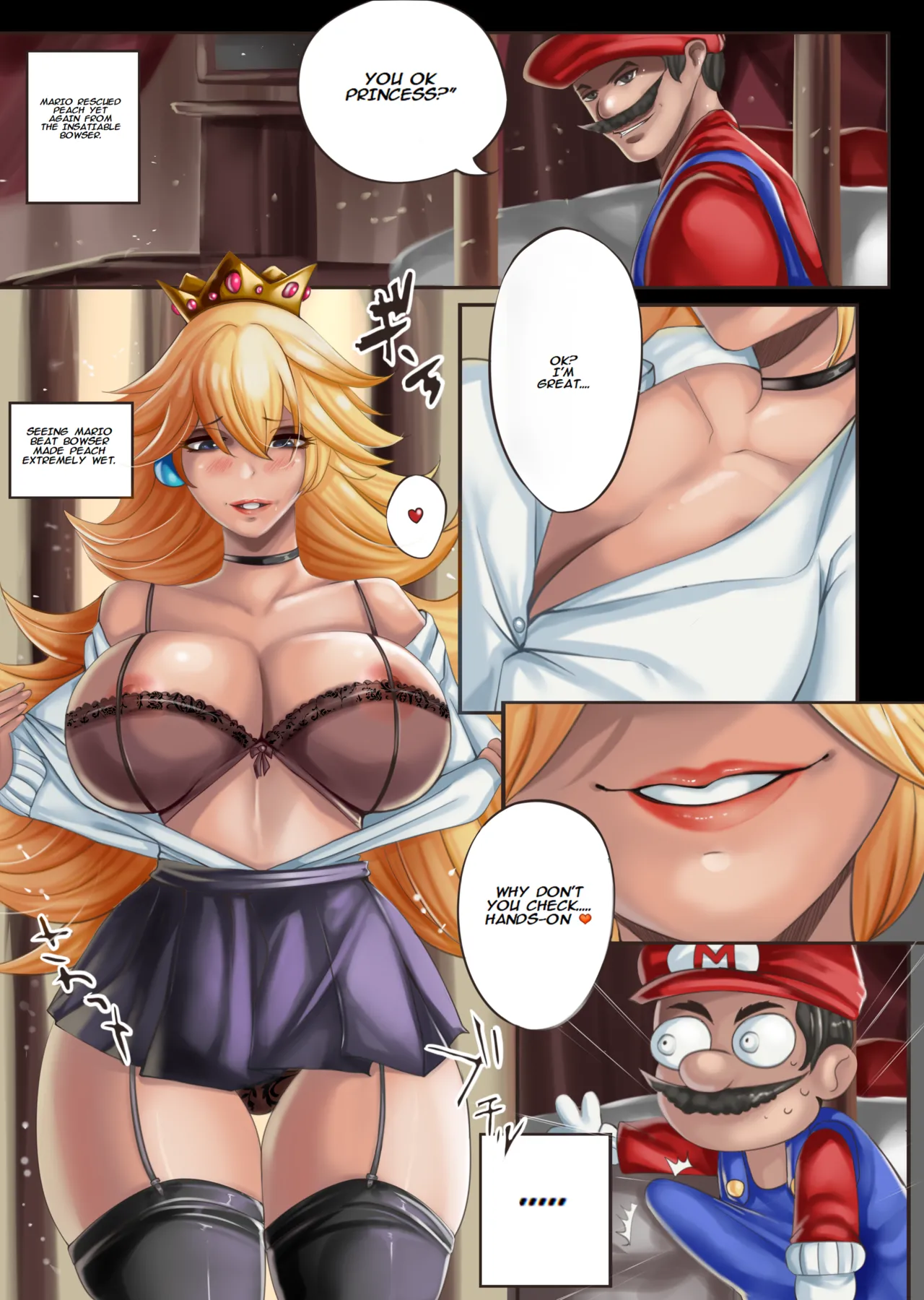 Princess Peach x Mario page 1 full