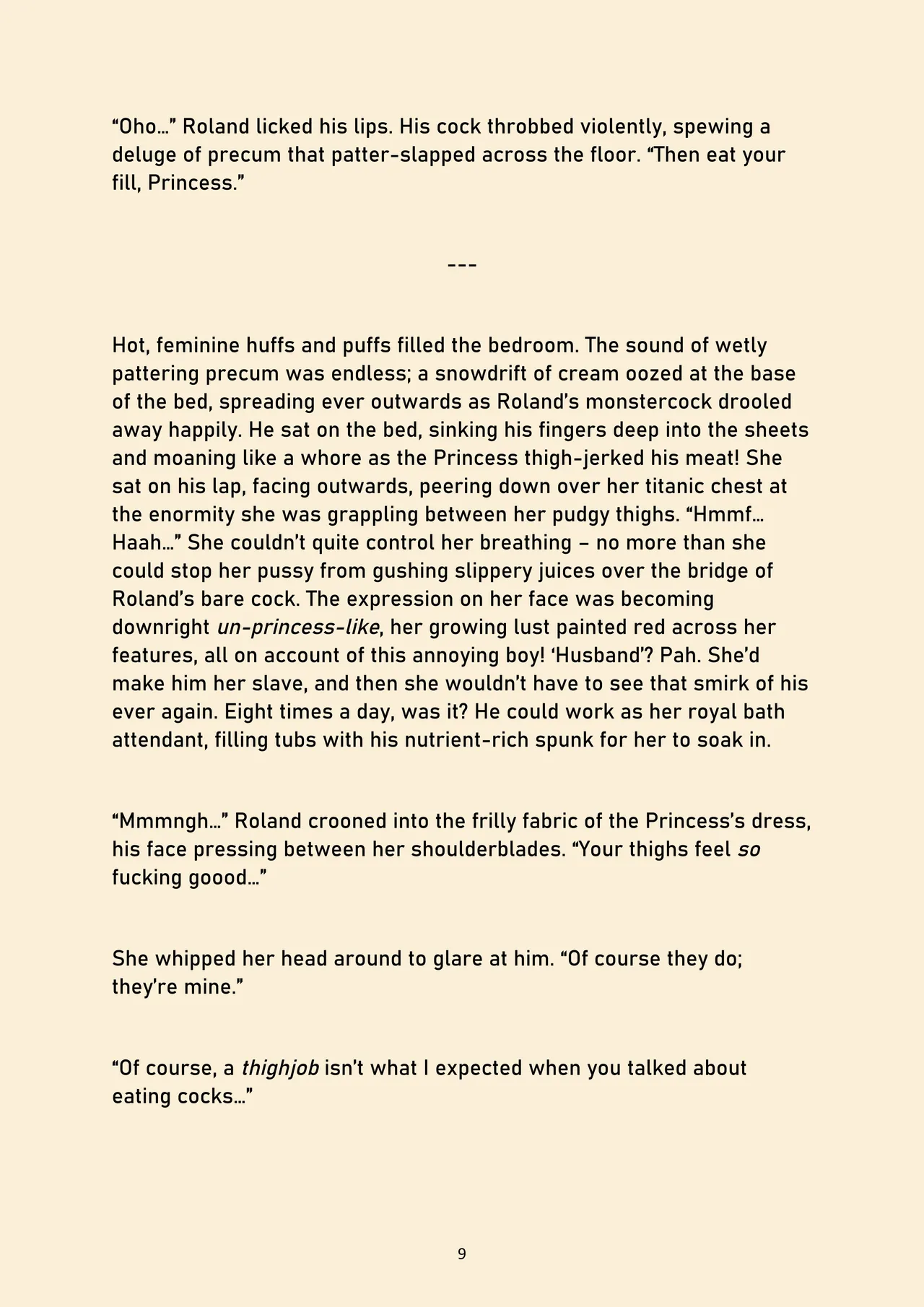 The Princess' Bounty page 9 full