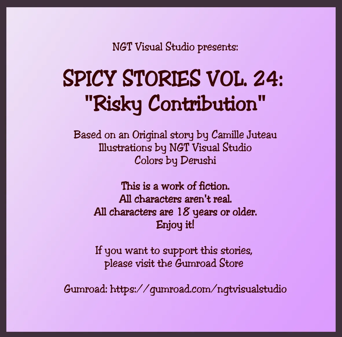 NGT Spicy Stories 24 - Risky Contribution page 2 full