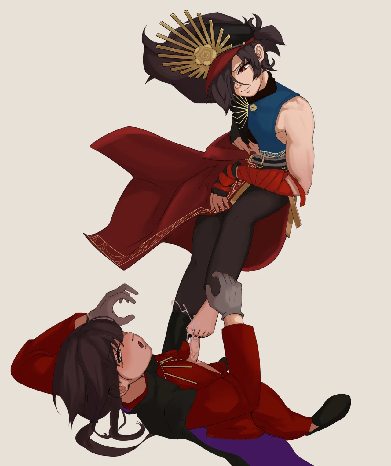 Fate/Grand Order - Kippoushi & Nobukatsu Footjob Set page 2 full