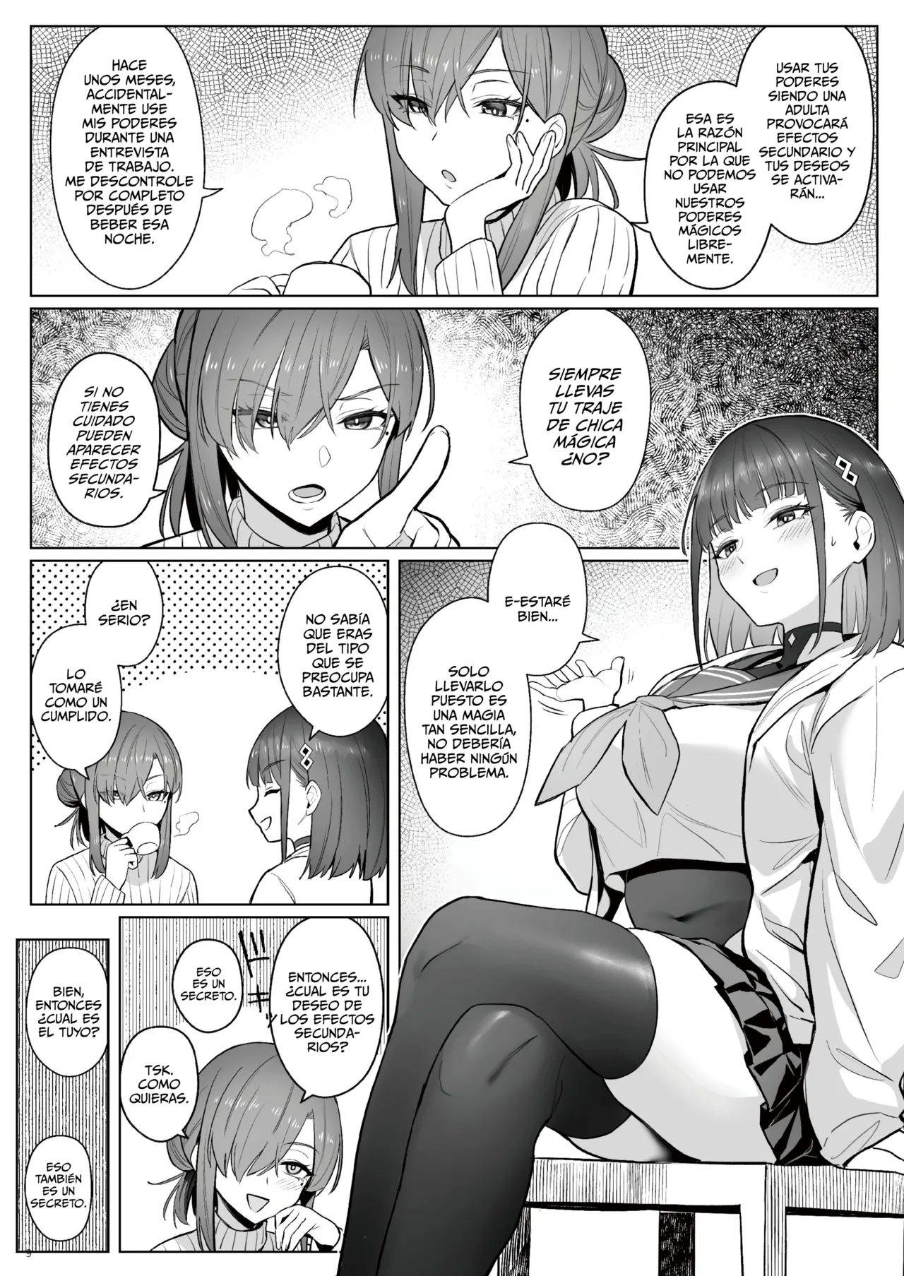Moto Mahou Shoujo no Shigoto Hanashi Ao Zenjitsutan | El Trabajo De La Ex Chica Mágica Azul ~Prologo~ page 8 full