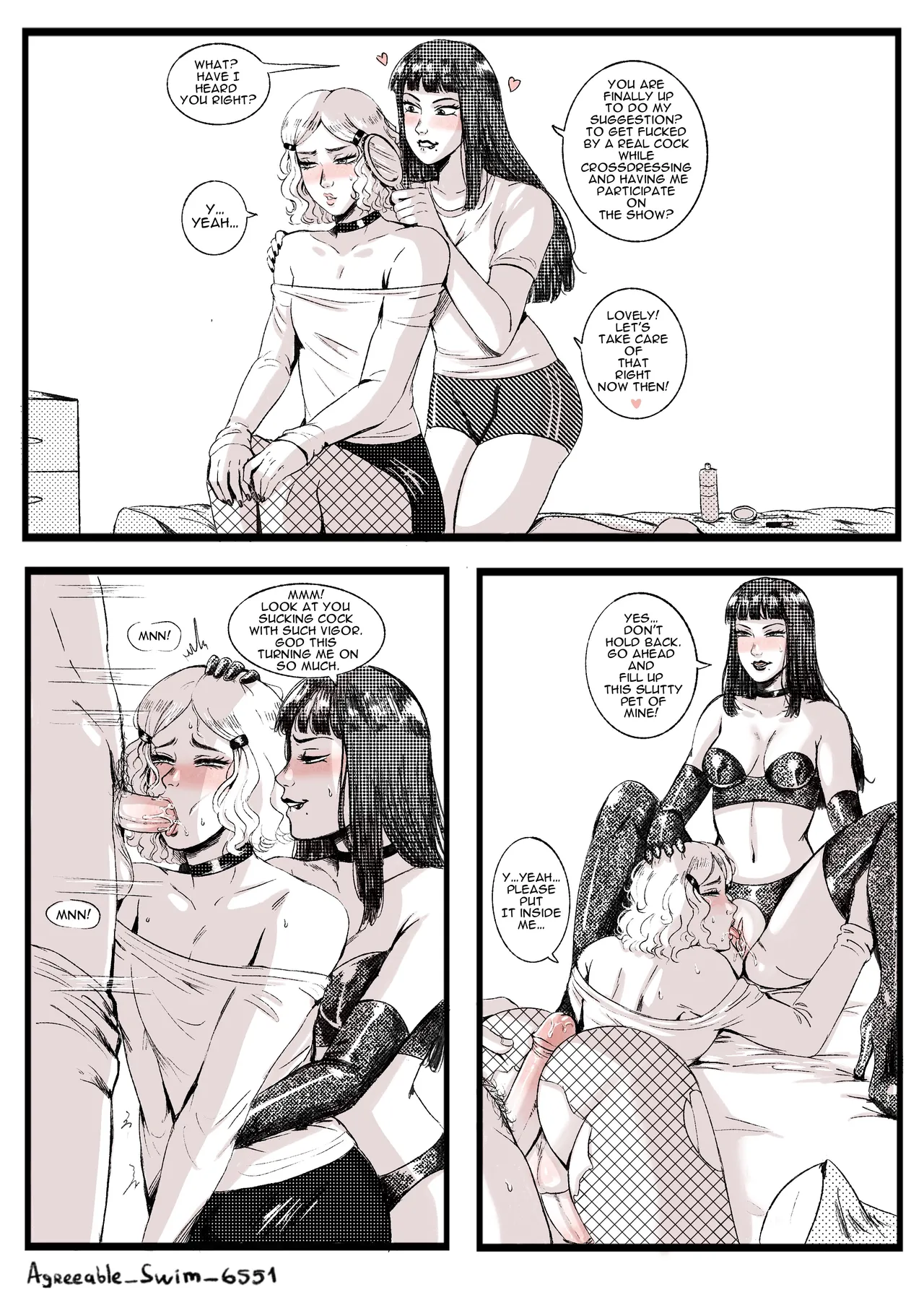 Goth dom & femboy BF - Luna & Jake page 6 full