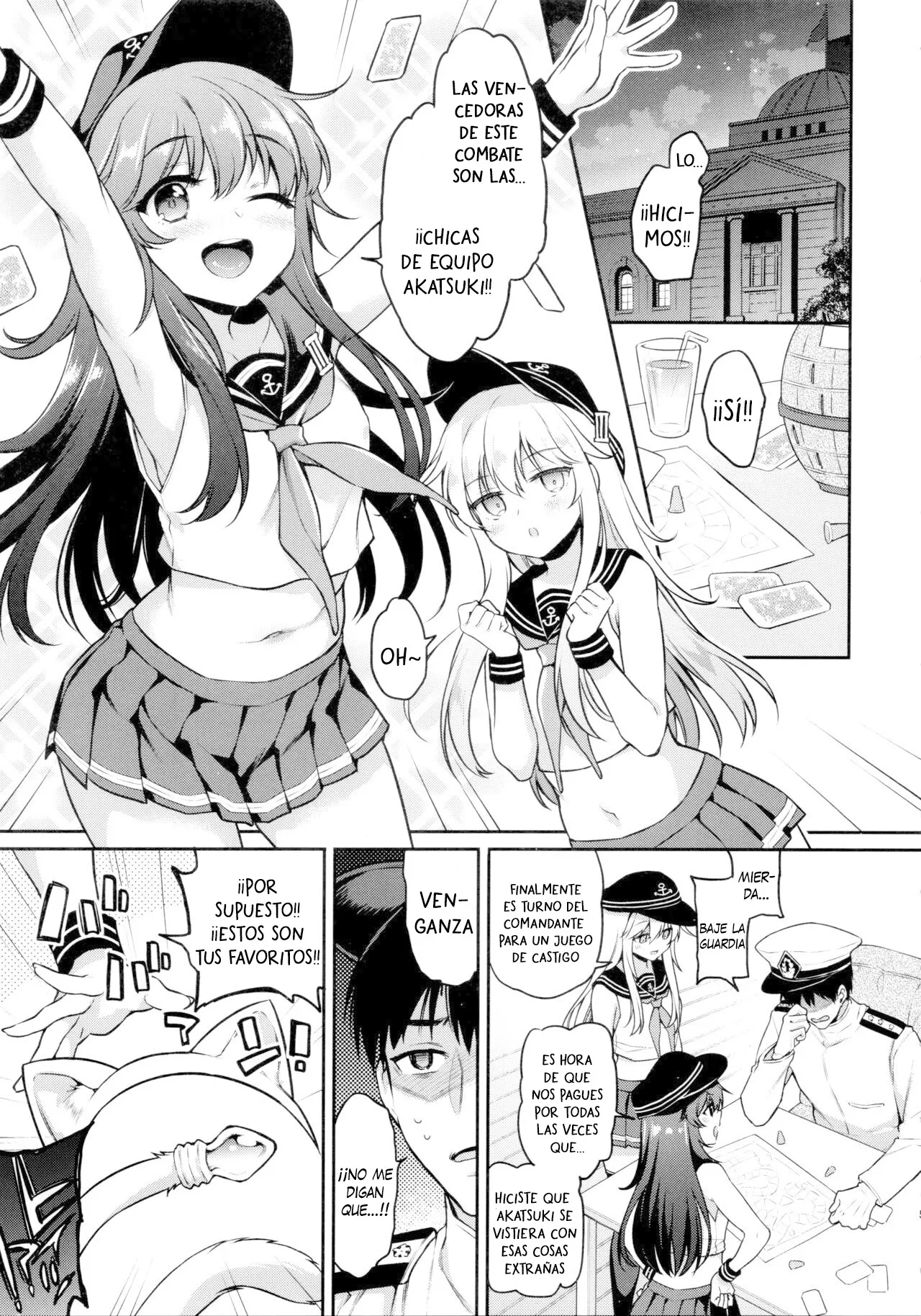 Akatsuki Hibiki-chan x Gyaku Batsu Game - Akatsuki-chan y Hibiki-chan x Juego de castigo inverso page 4 full