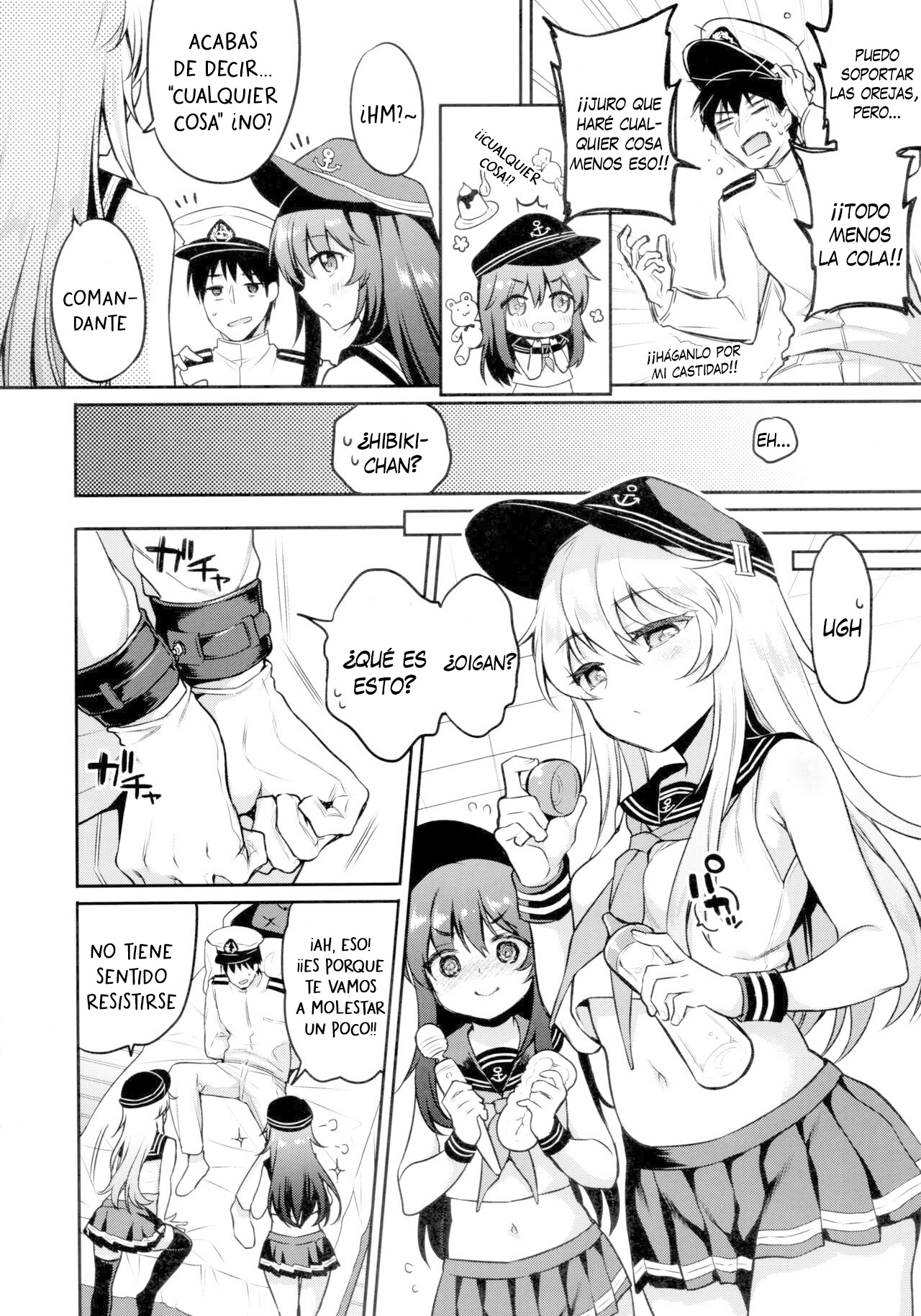 Akatsuki Hibiki-chan x Gyaku Batsu Game - Akatsuki-chan y Hibiki-chan x Juego de castigo inverso page 5 full