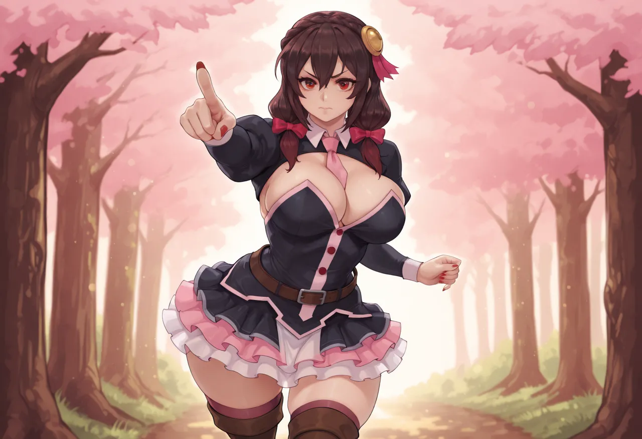 YUNYUN - KONOSUBA - 65+ IMAGES kranken ai generated page 9 full