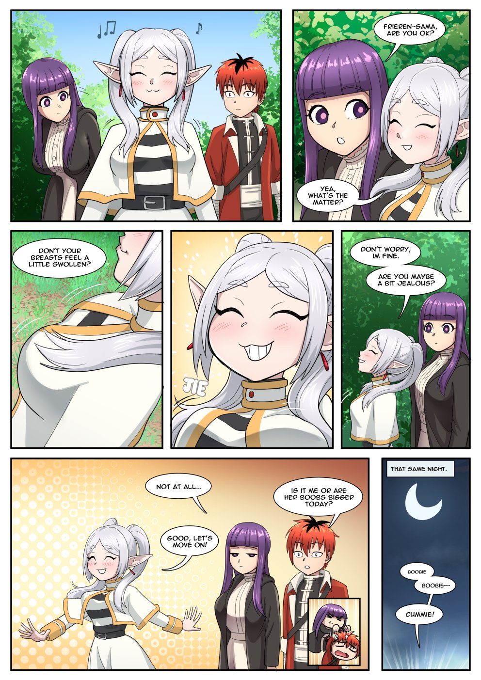Frieren's New Lewd Spell  English Color page 4 full