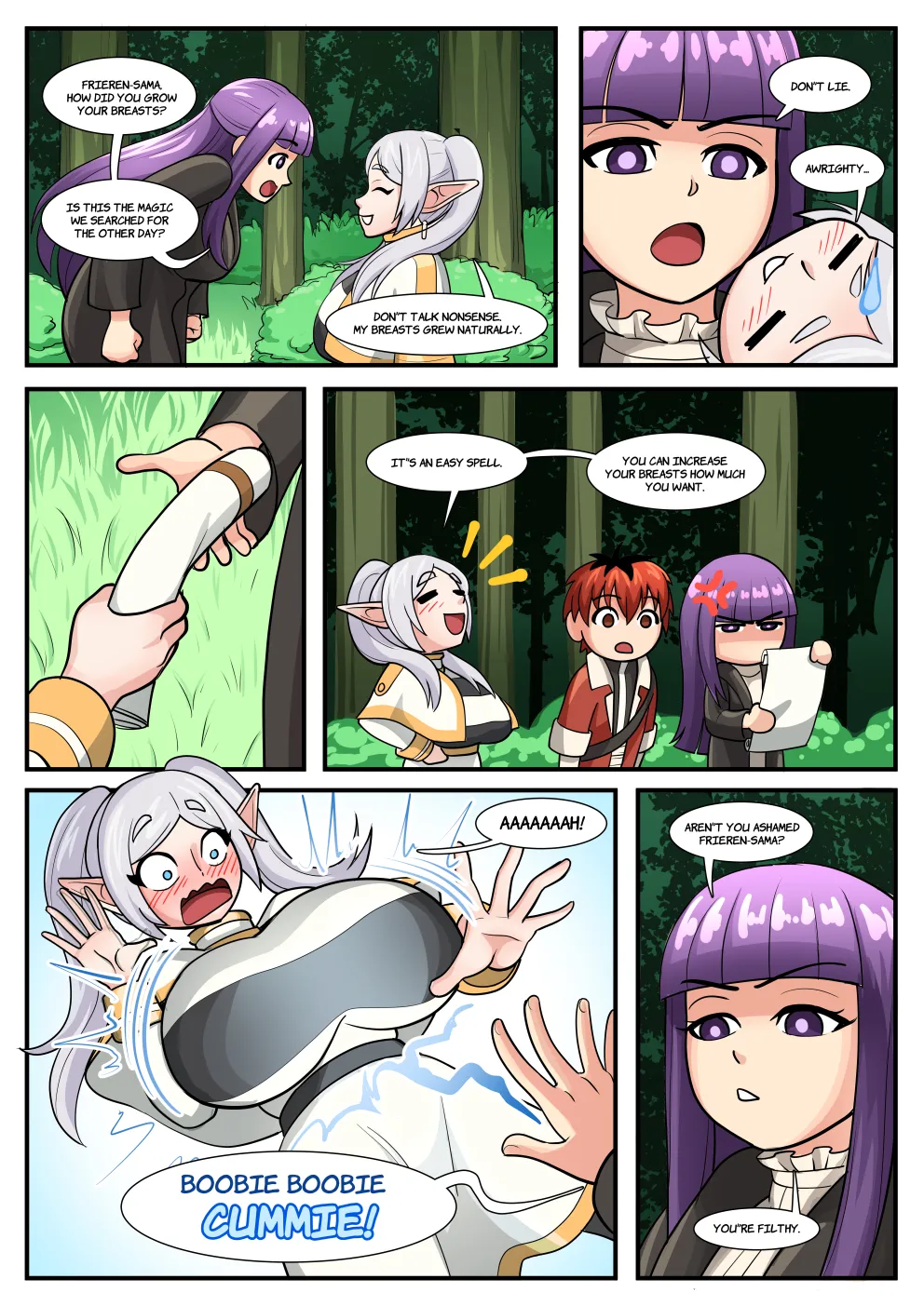 Frieren's New Lewd Spell  English Color page 6 full