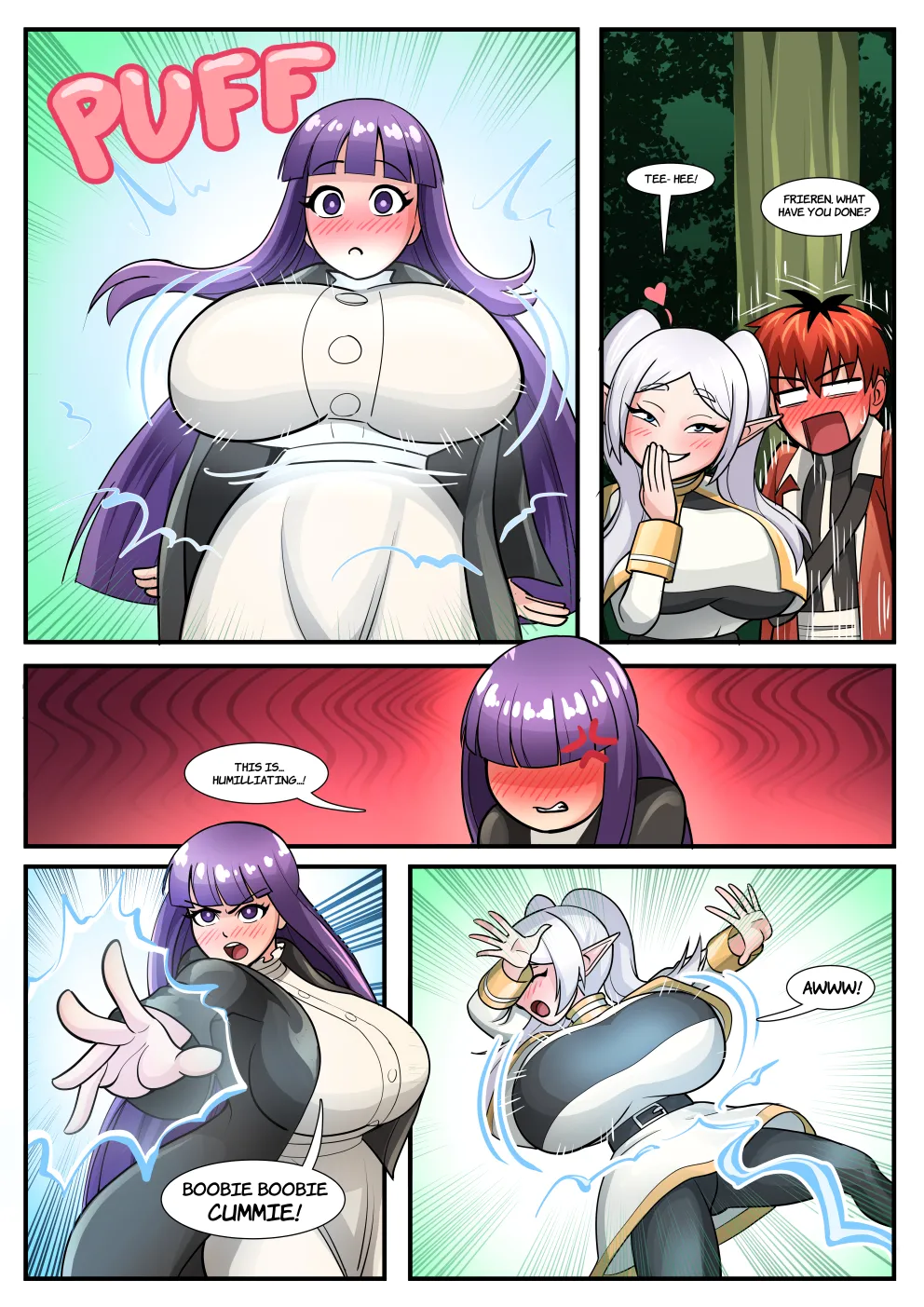 Frieren's New Lewd Spell  English Color page 8 full