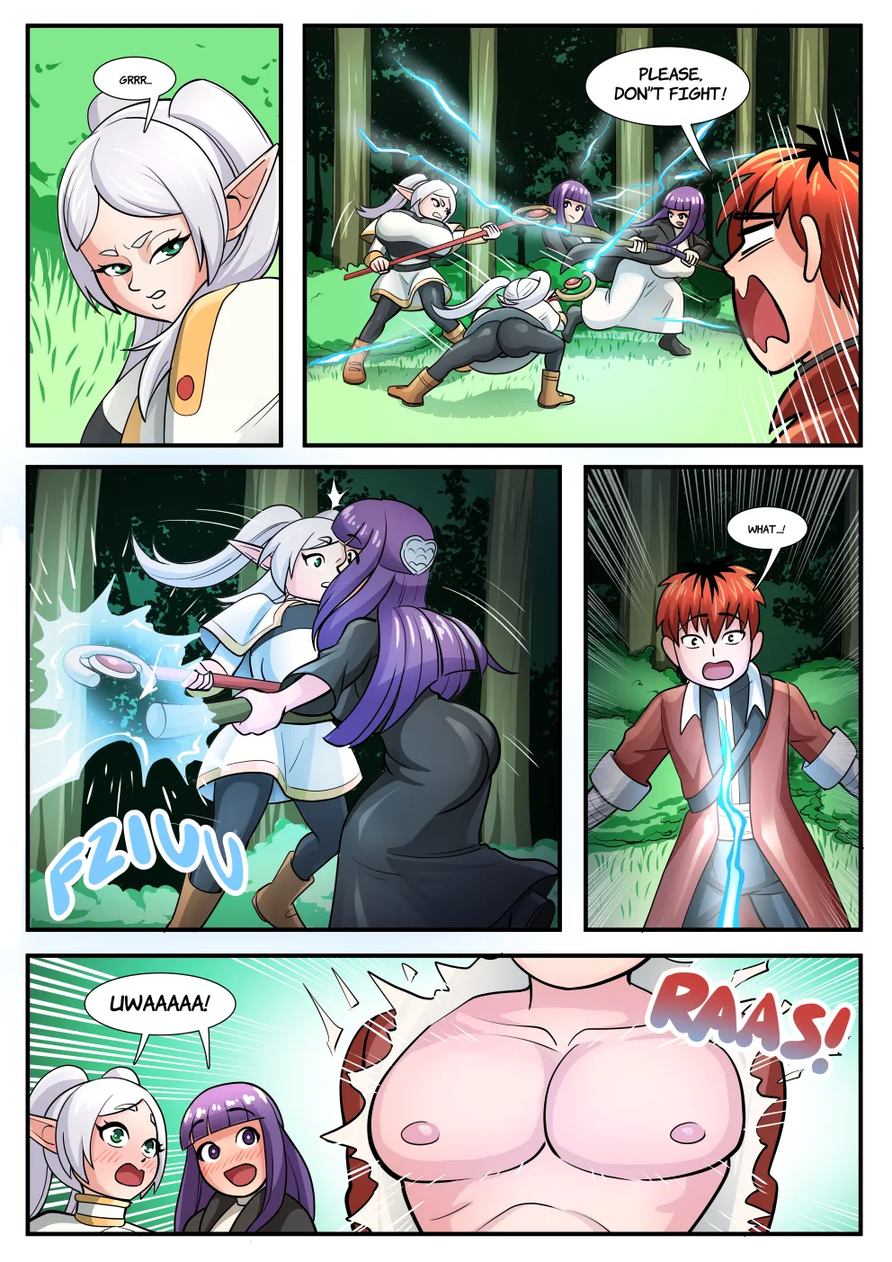 Frieren's New Lewd Spell  English Color page 9 full