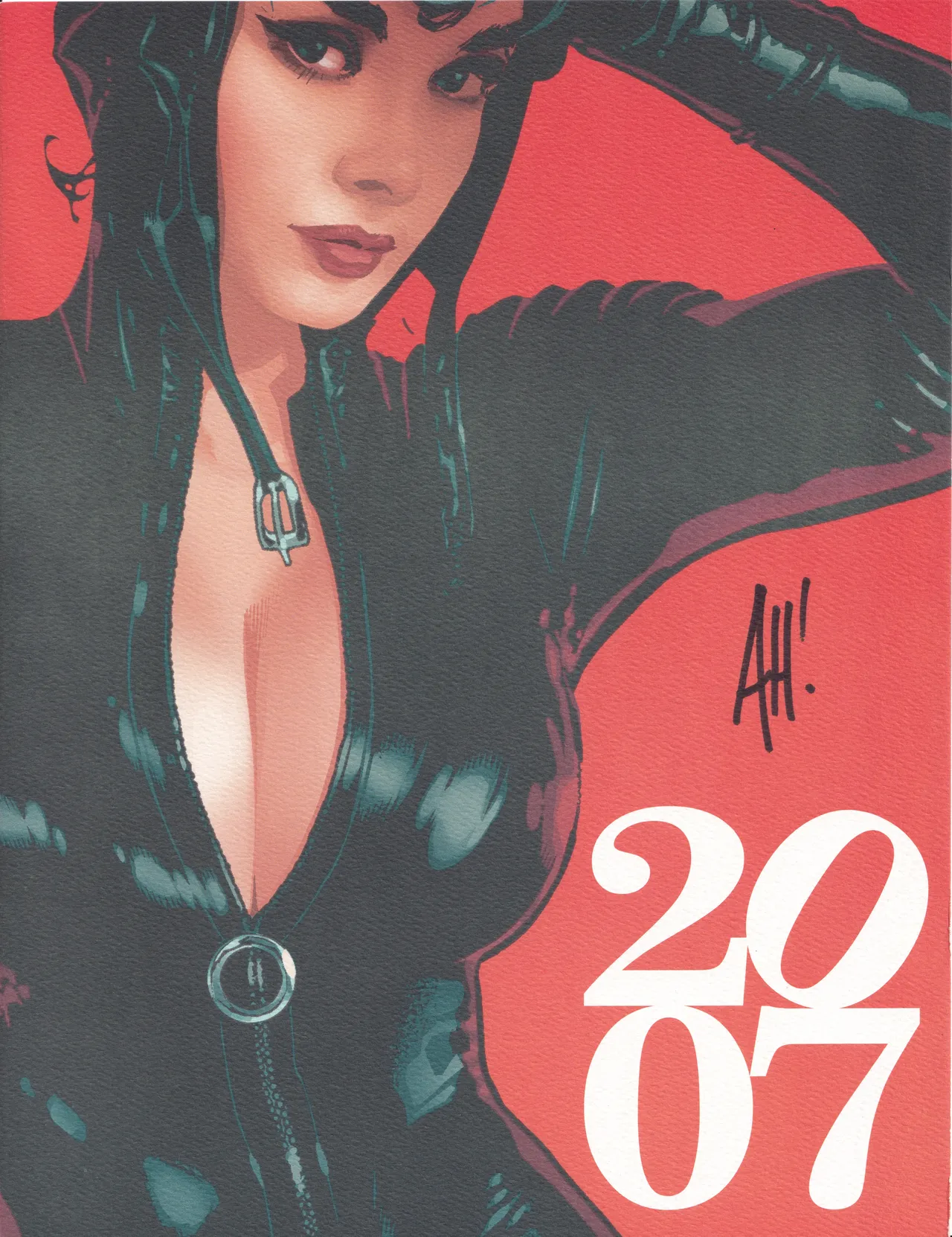 Adam Hughes 2007 Sketchbook page 1 full