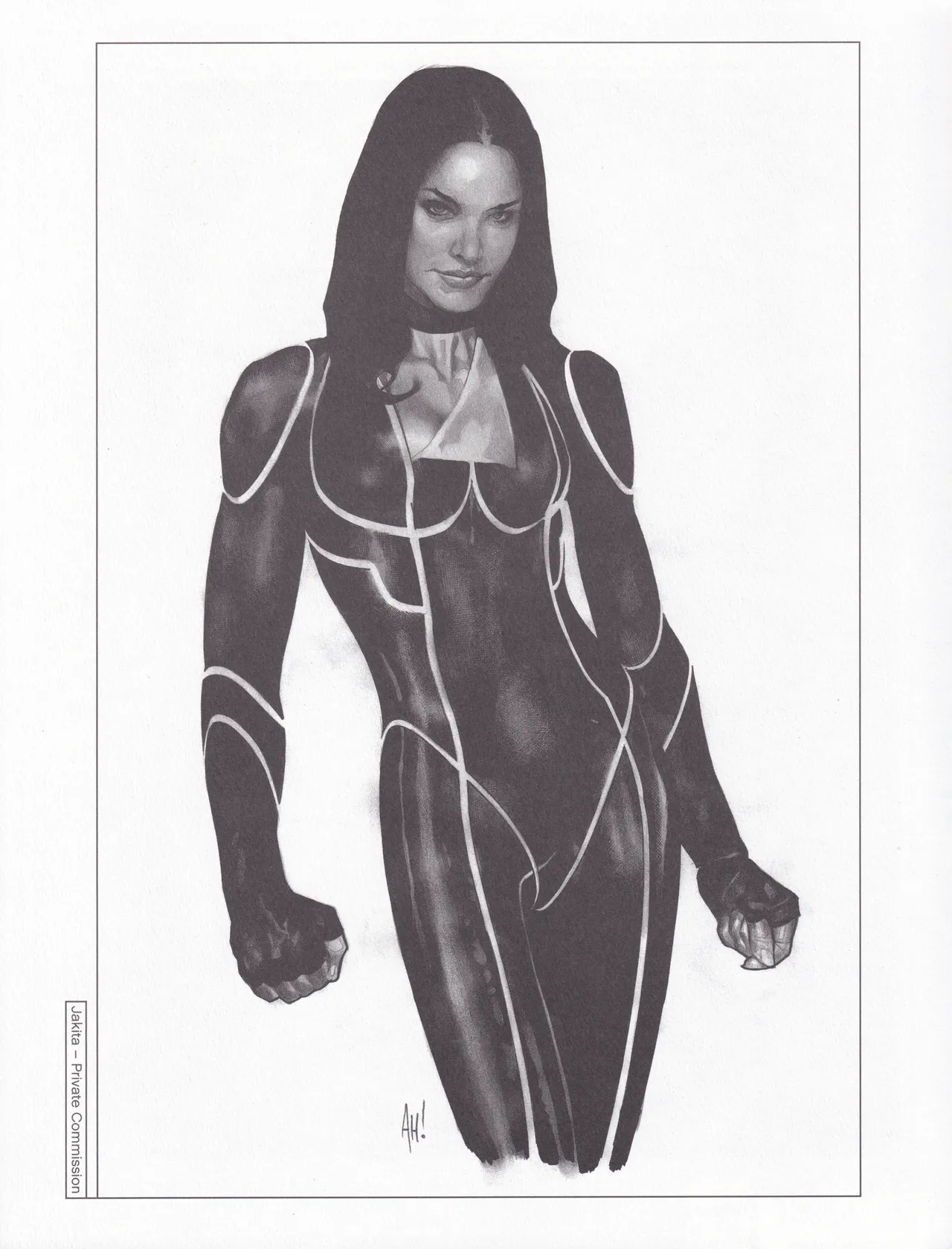 Adam Hughes 2007 Sketchbook page 6 full