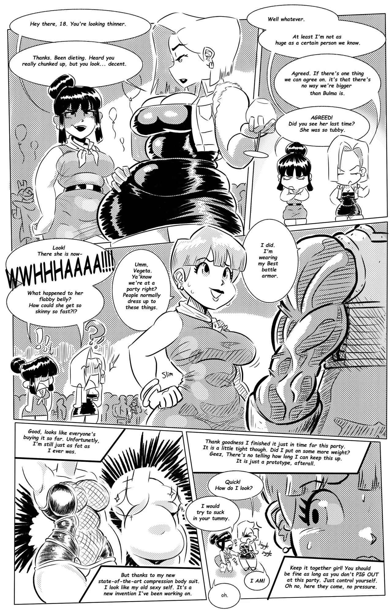 Fat DBZ Comic page 1 full