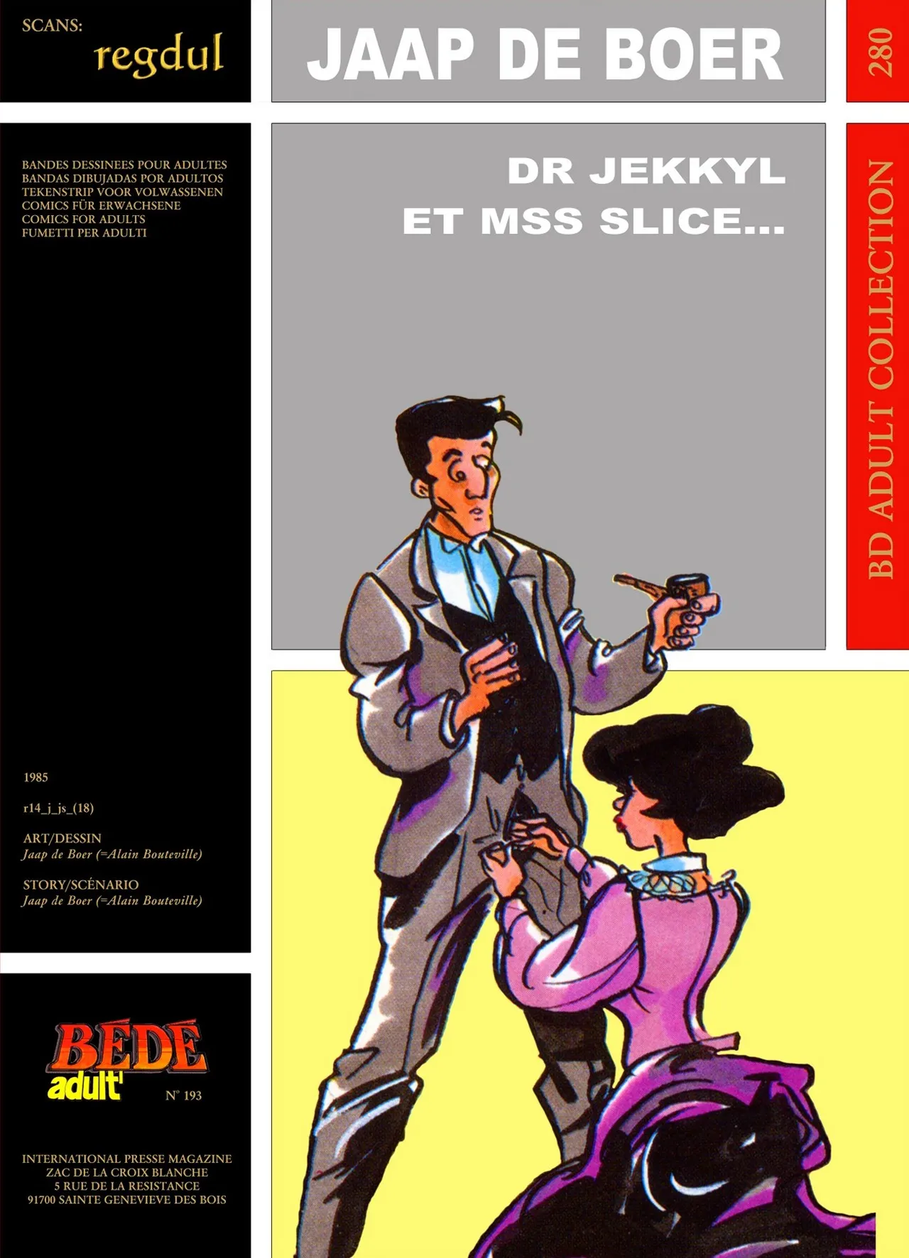 Jaap de Boer  - Dr Jekkyl et Mss Slice … page 1 full