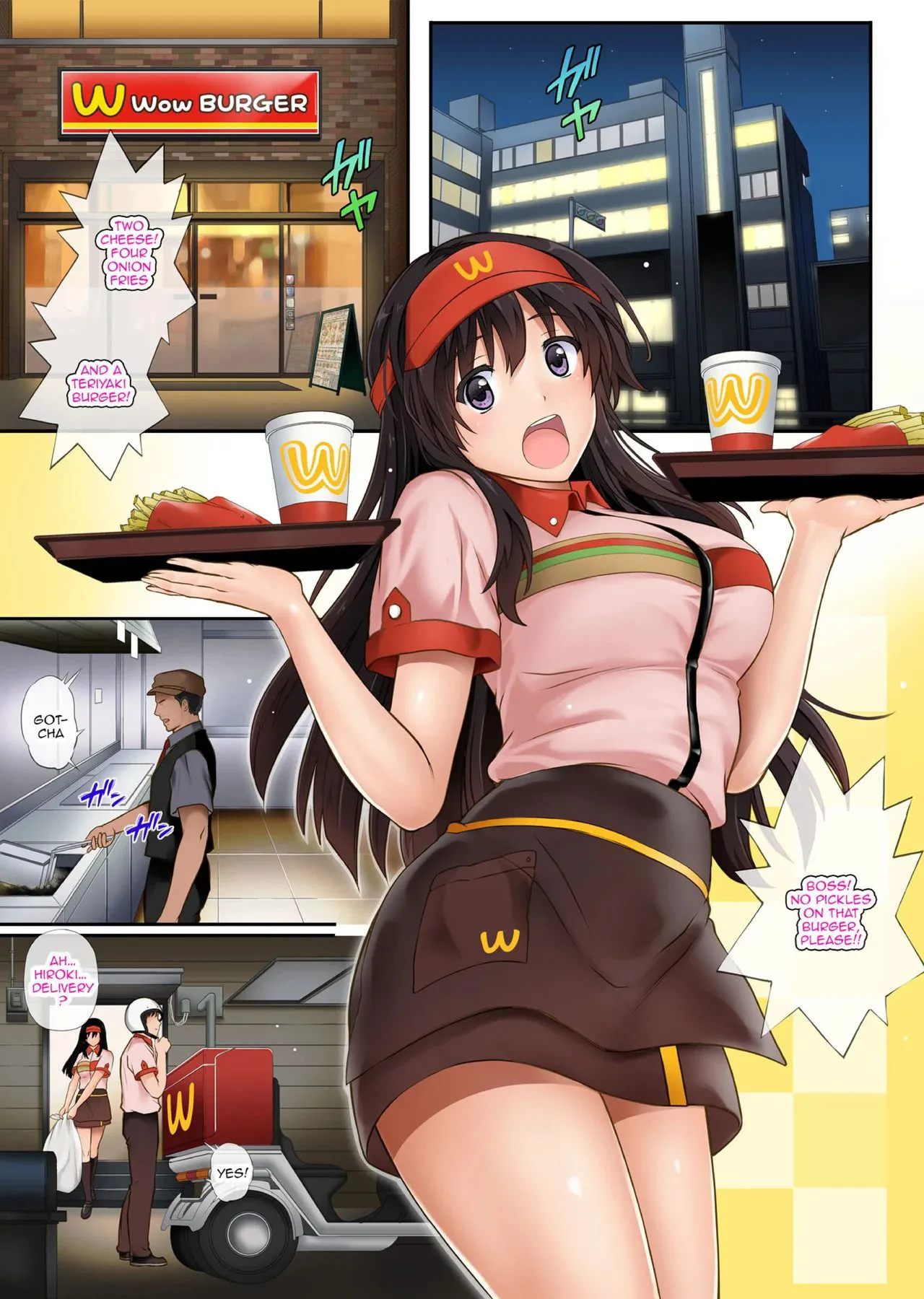 Kare to Watashi to Tenchou no Shinya Kinmu 1 page 10 full