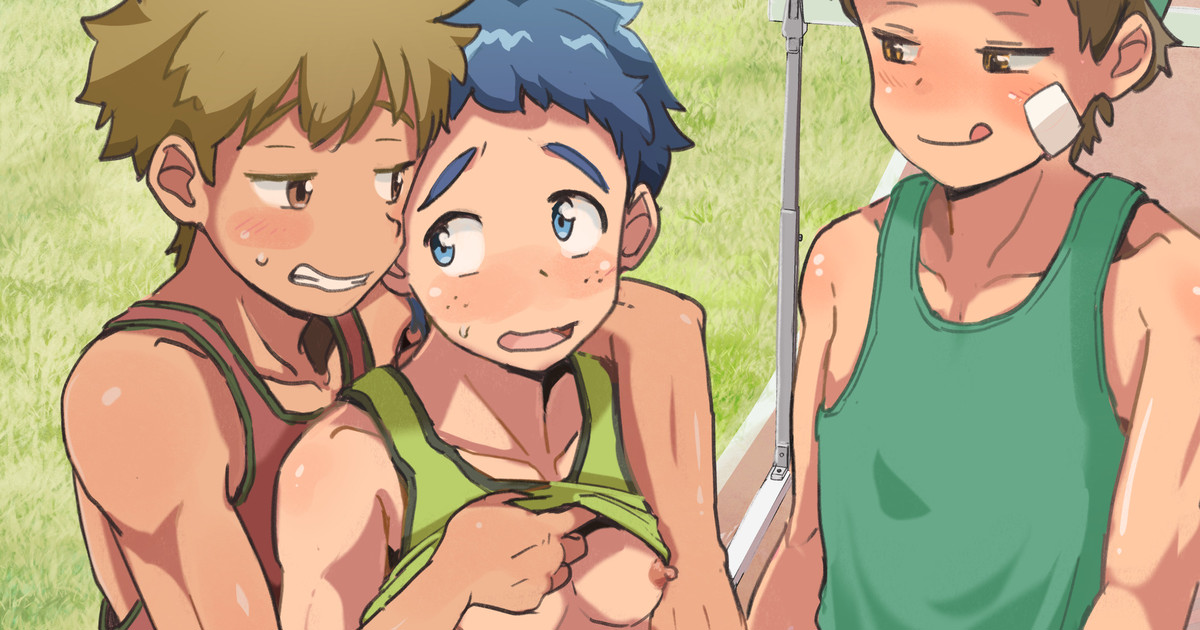 合宿最終日でムラムラがおさまらない陸上男子くんたち page 1 full
