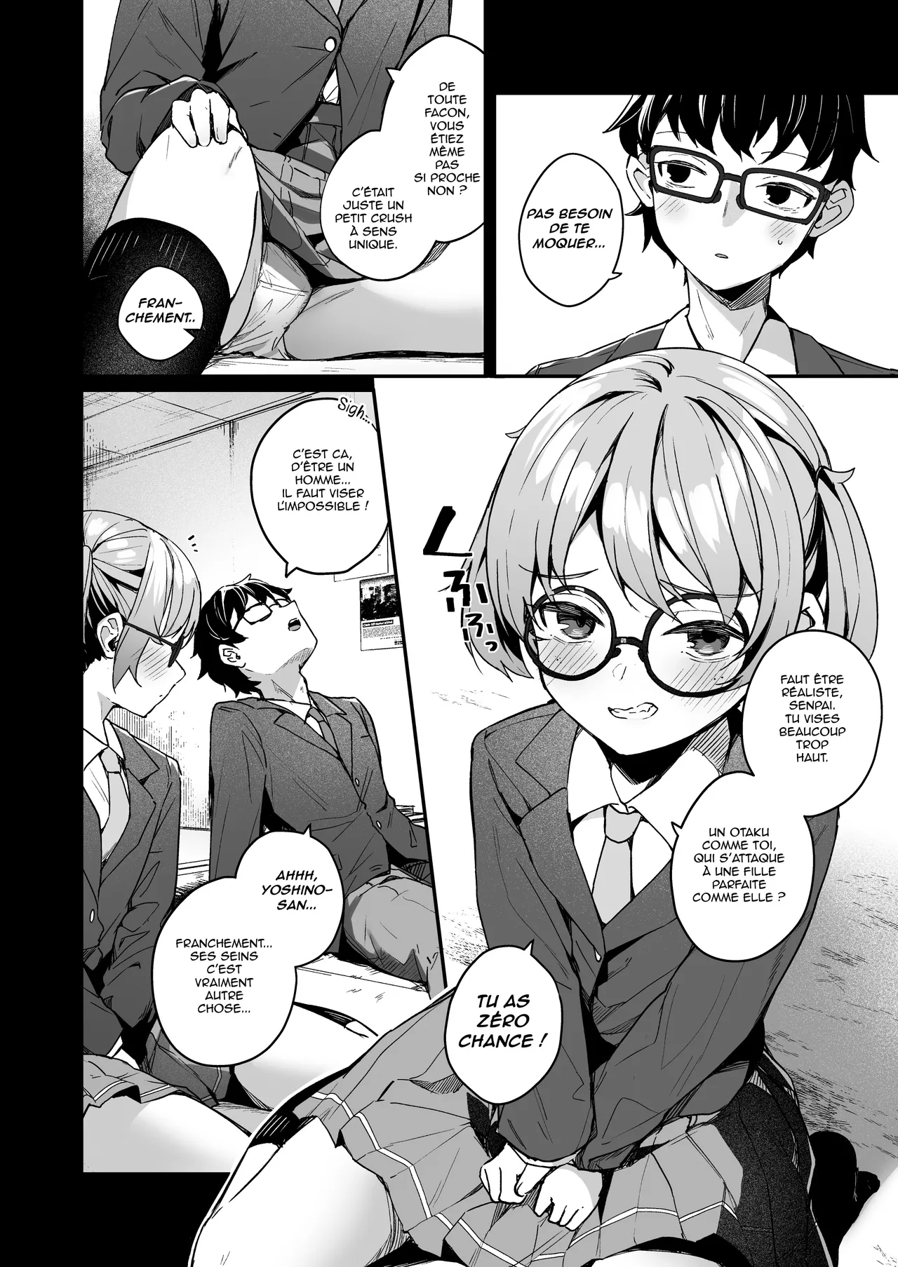 Renai Soudan nante Hobo Sex desu yo ne!? ～Akuyuu Kouhai to Issen Koete Yarimakuru Hanashi～| Des conseils d'amour ? C'est juste du sexe déguisé ! ～ Quand mon amie devient plus que ça... page 4 full