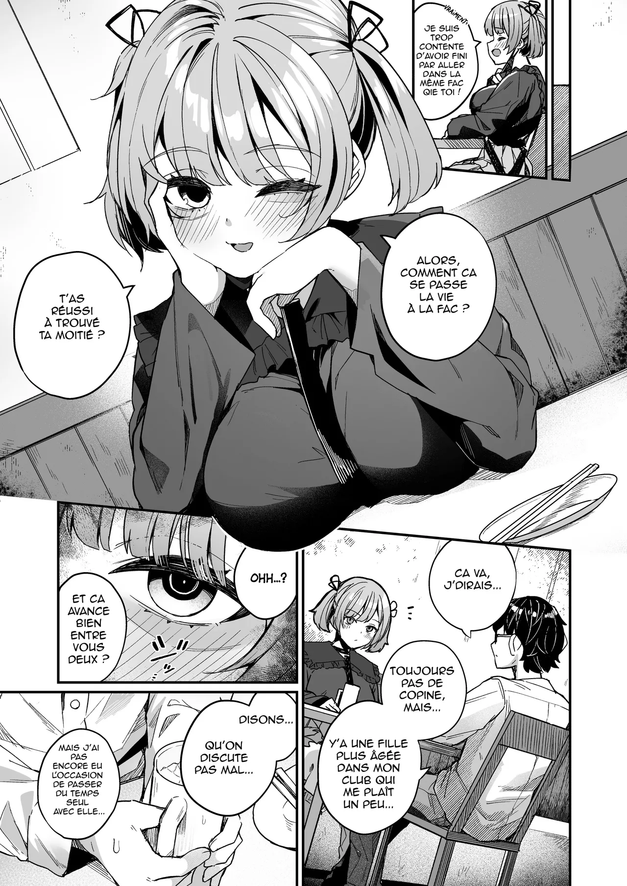 Renai Soudan nante Hobo Sex desu yo ne!? ～Akuyuu Kouhai to Issen Koete Yarimakuru Hanashi～| Des conseils d'amour ? C'est juste du sexe déguisé ! ～ Quand mon amie devient plus que ça... page 7 full