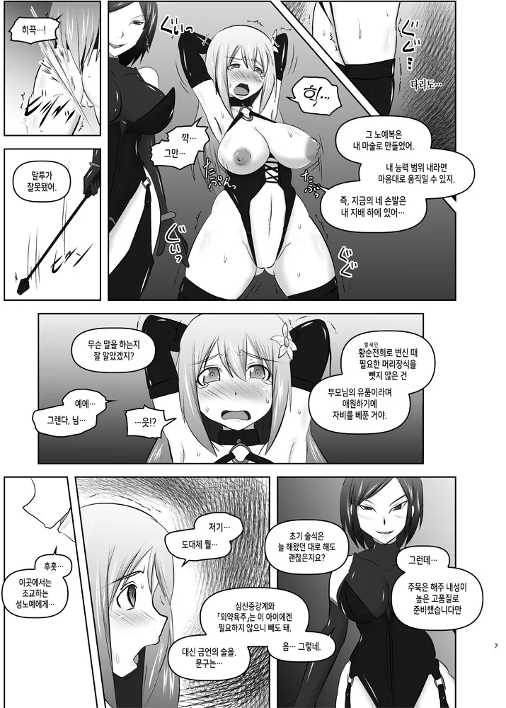 Raygis Valicess Elsain "Hajigyaku no Reigokutou Kouhen" | 황순전희 엘세인 치학의 노예섬 후편 page 6 full