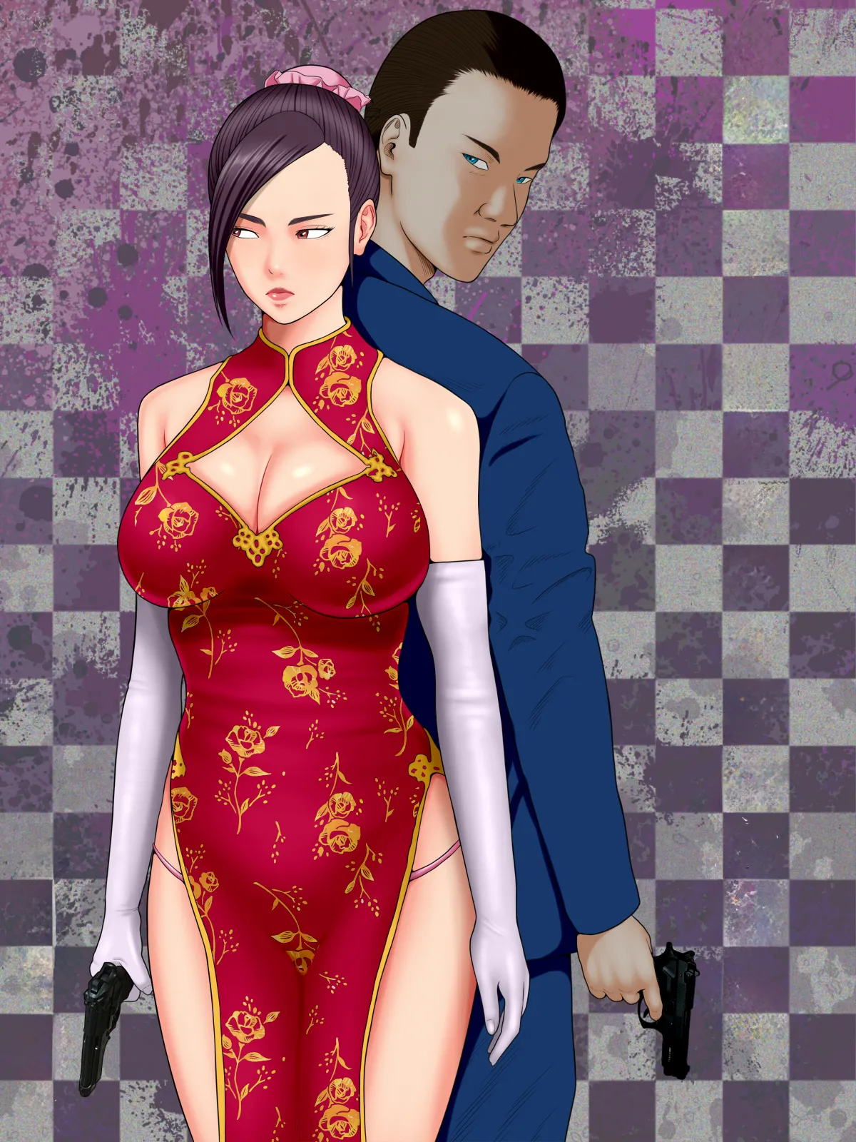 人妻スパイとマフィアの息子1～黒ギャル警察官編～ page 2 full