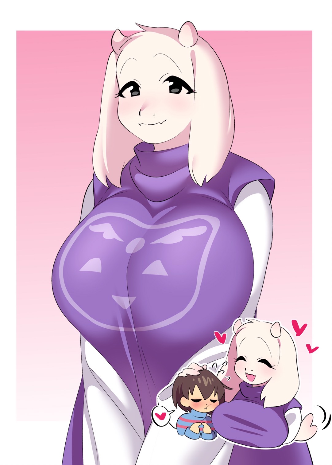 Toriel was supposed to act as a mom to stop him page 1 full