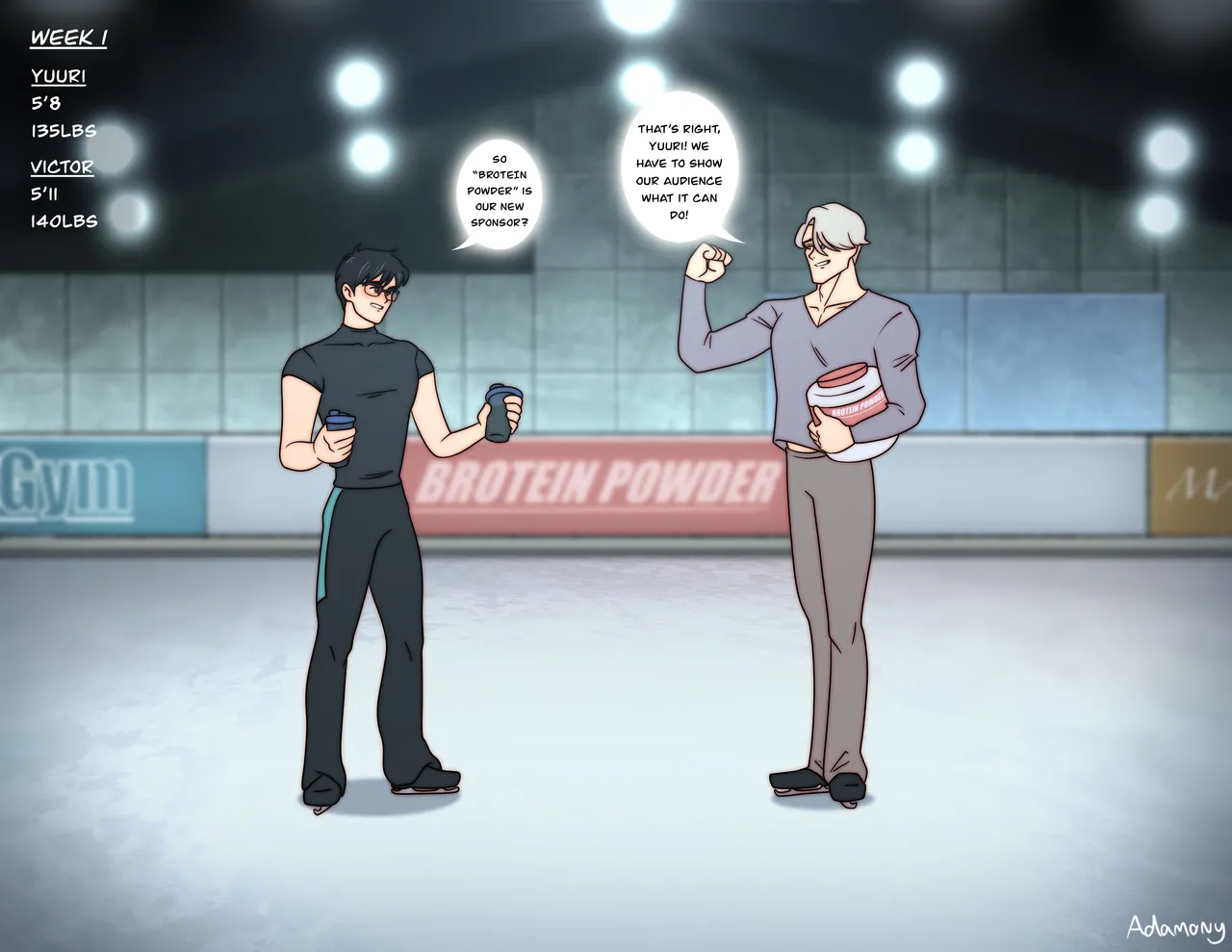 Yuuri & Victor’s New Sponsor! page 1 full