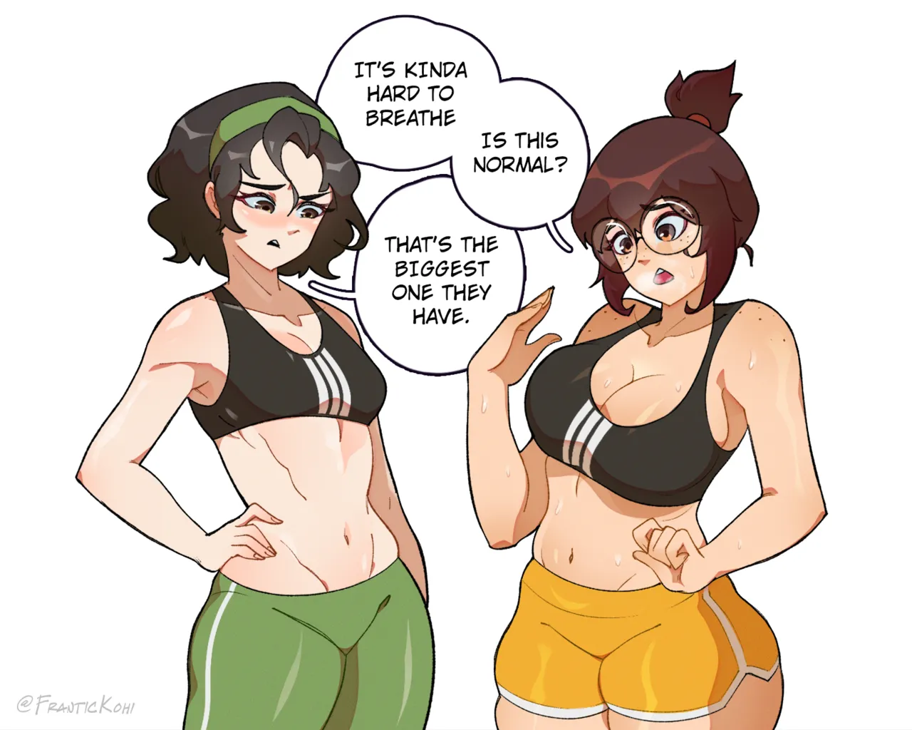Gym Friends page 1 full