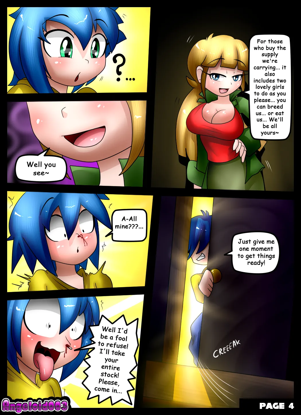 Scouts of Oppai page 4 full