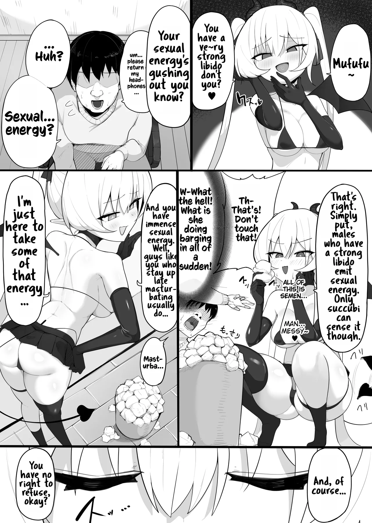 Atashi no Ejiki ni Narinasai! | You shall be the succubus's prey! page 6 full