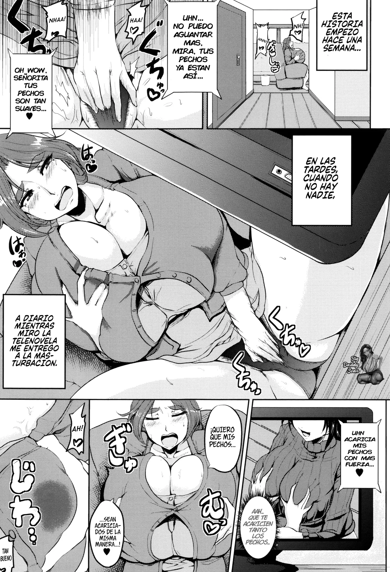 Kanbotsu Chikubi Mama no Himegoto | El Secreto De Los Pezones Invertidos De Mamá page 5 full