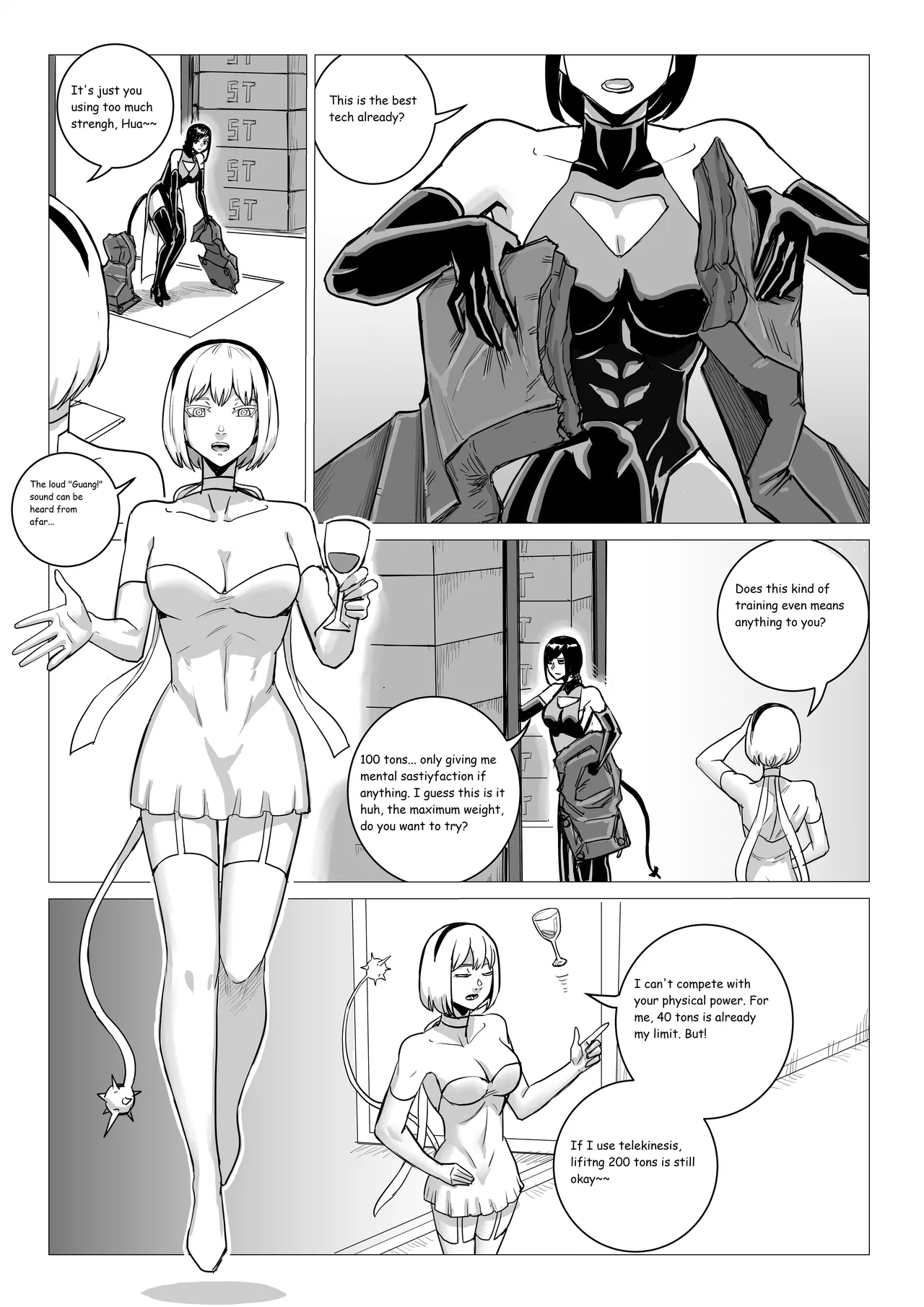 Ongoing Super-Powered Femdom Comic page 3 full