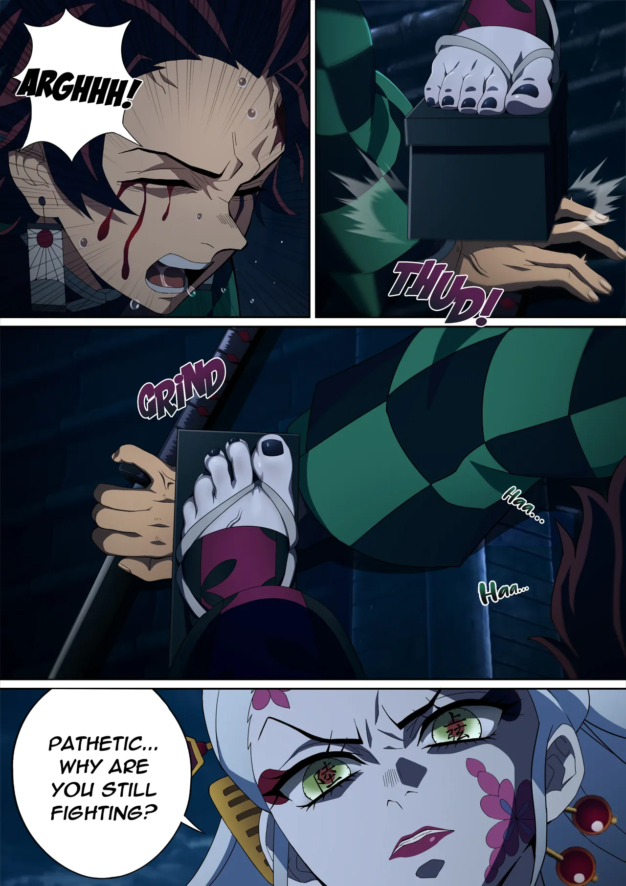 Daki’s Blood Demon Art：Trample （Part 1+Part 2 page 4 full