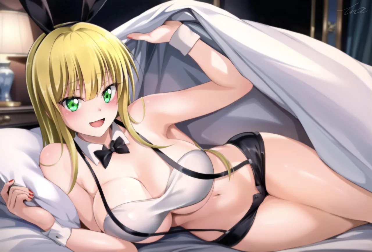 オリキャラリクエスト ファニー 添い寝お誘いイラスト page 3 full