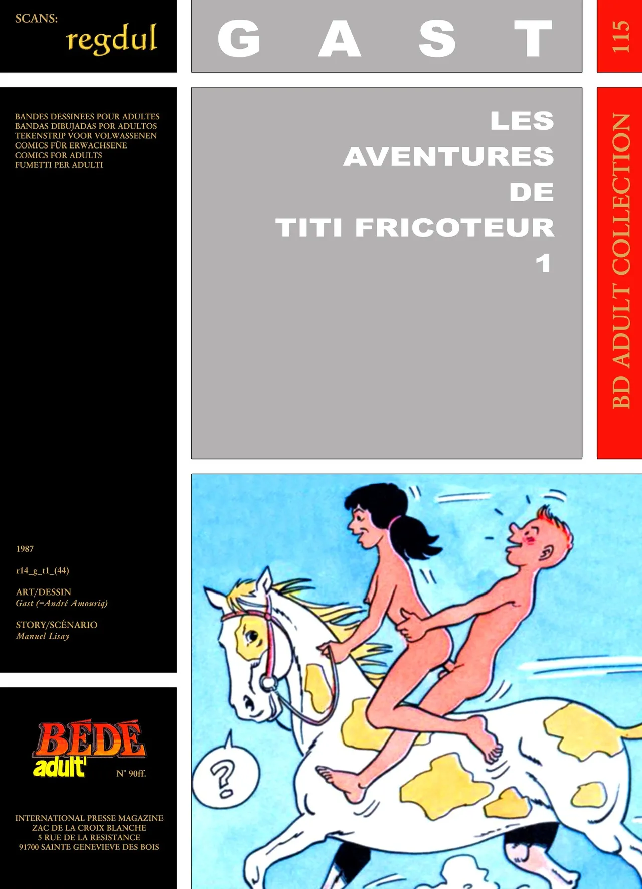 Gast  & Manuel Lizay  - Les aventures de Titi Fricoteur #1 page 1 full