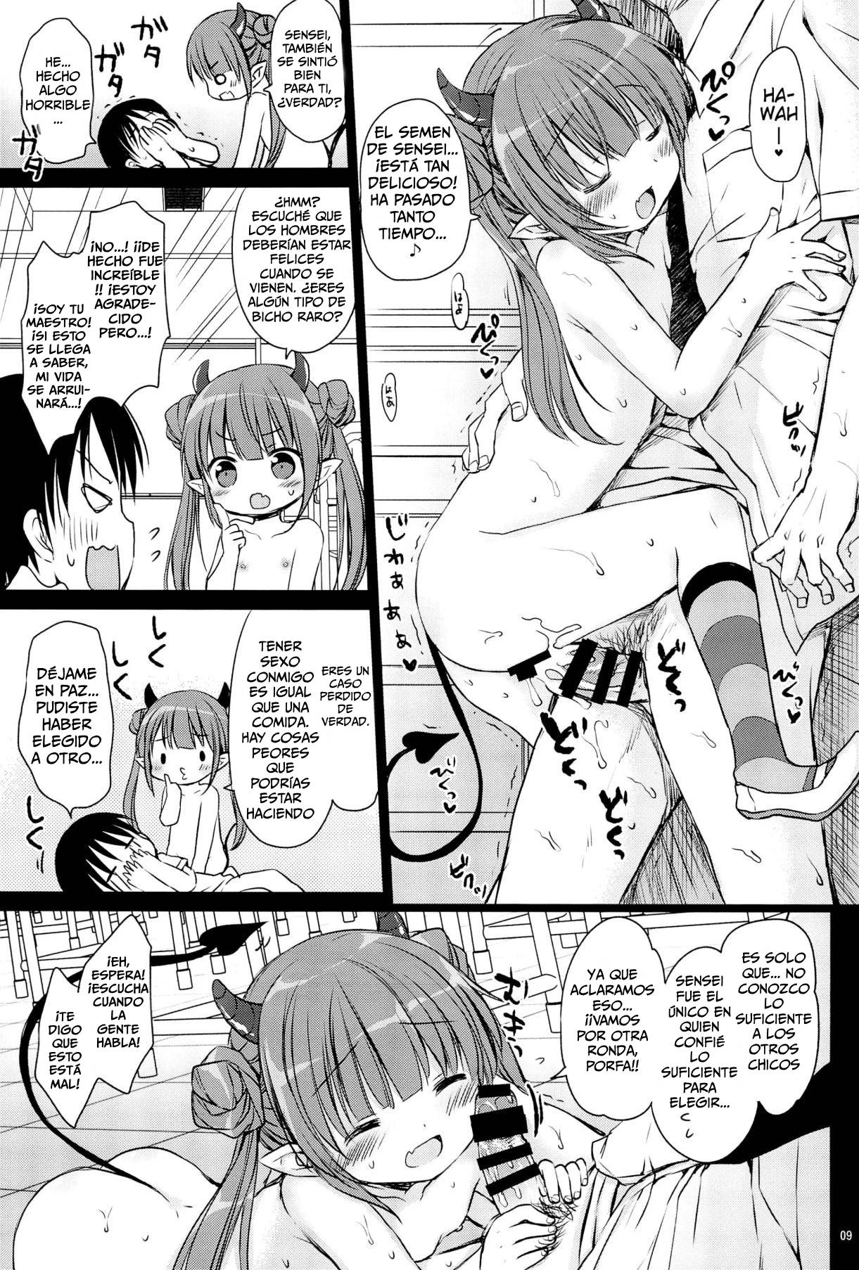 Loli Succubus no Oshokuji Time｜La Hora de Comer de la Loli Súcubo page 8 full