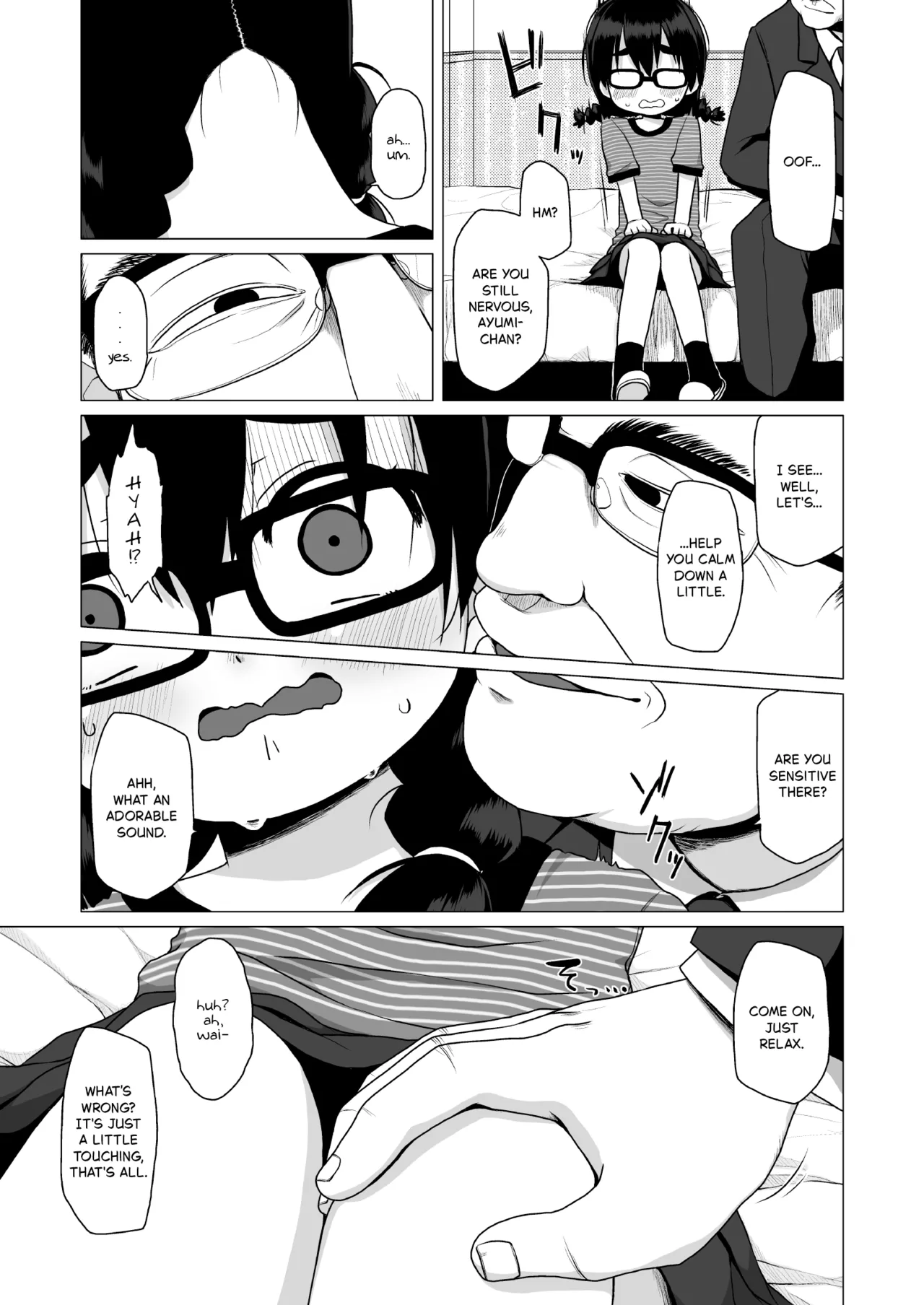 The Timid and Homely Elementary School Girl Can't Refuse Compensated Dating. page 8 full