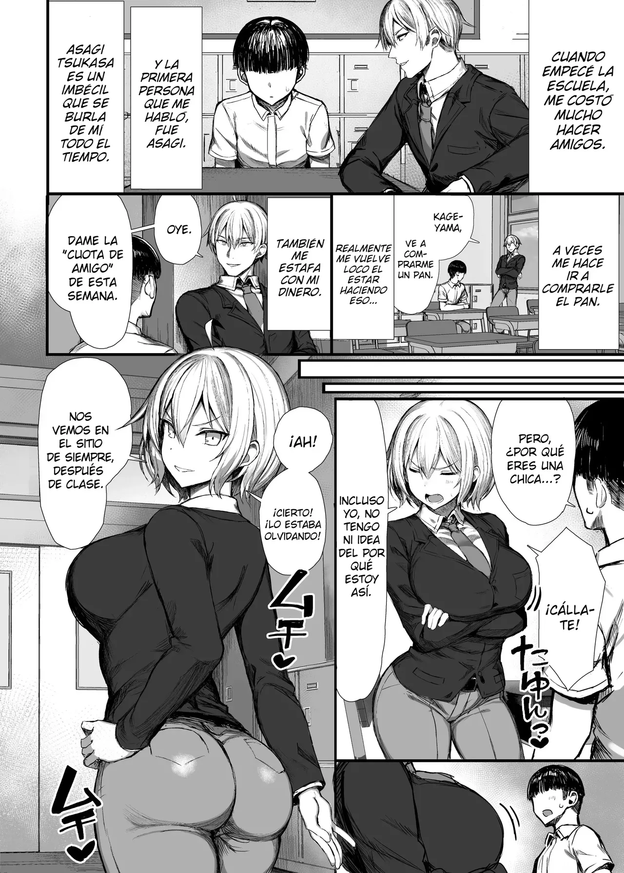 Ijimekko, Onna ni naru. | Mi Amigo Matón, Se Convirtió En Una Chica. page 5 full
